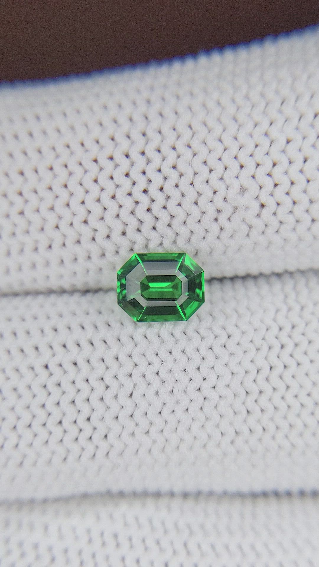 1.05 Ct. Tsavorite Garnet from Tanzania Size Video