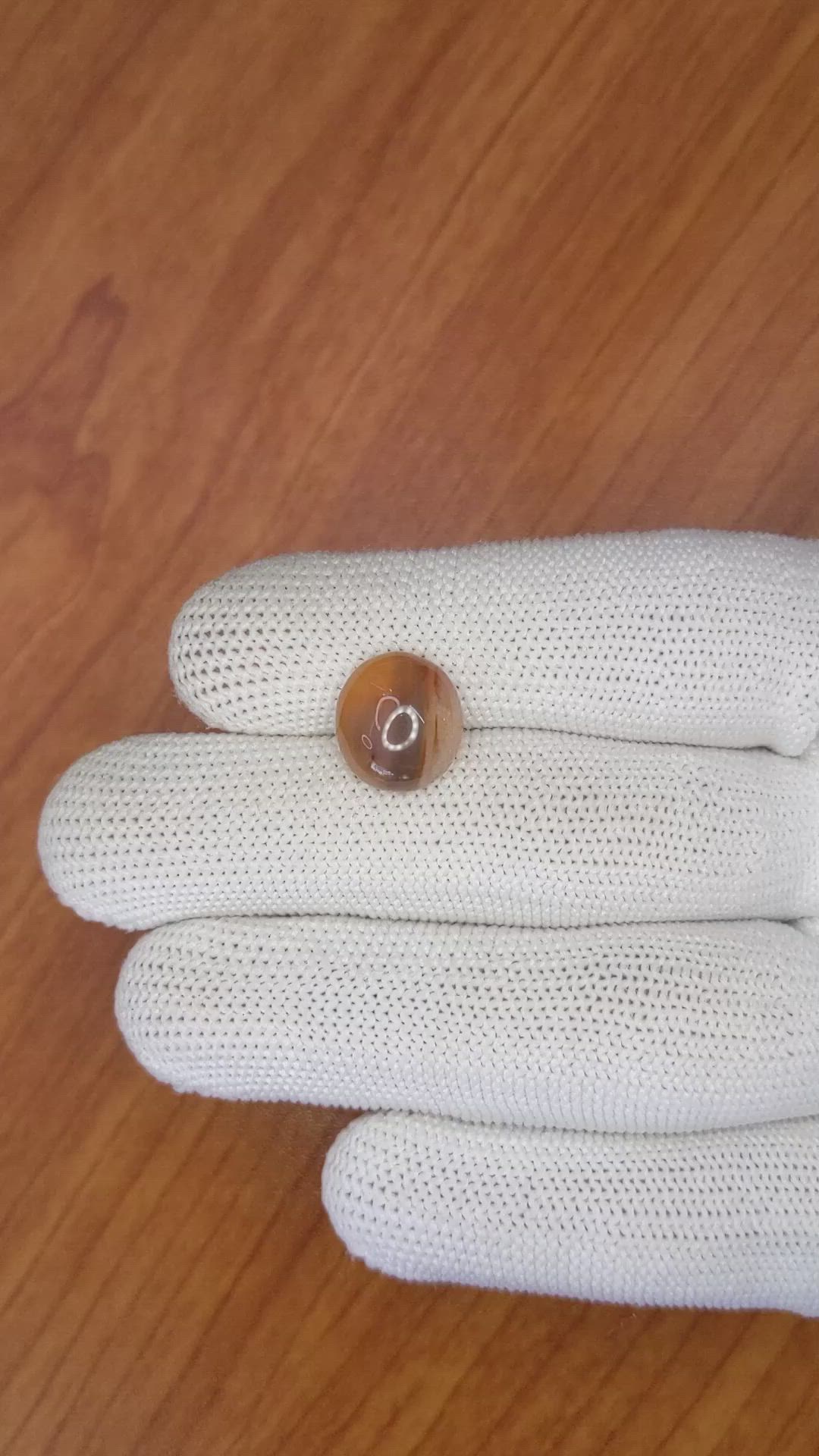 5.30 Ct. Cabochon Agate from Brazil Size Video