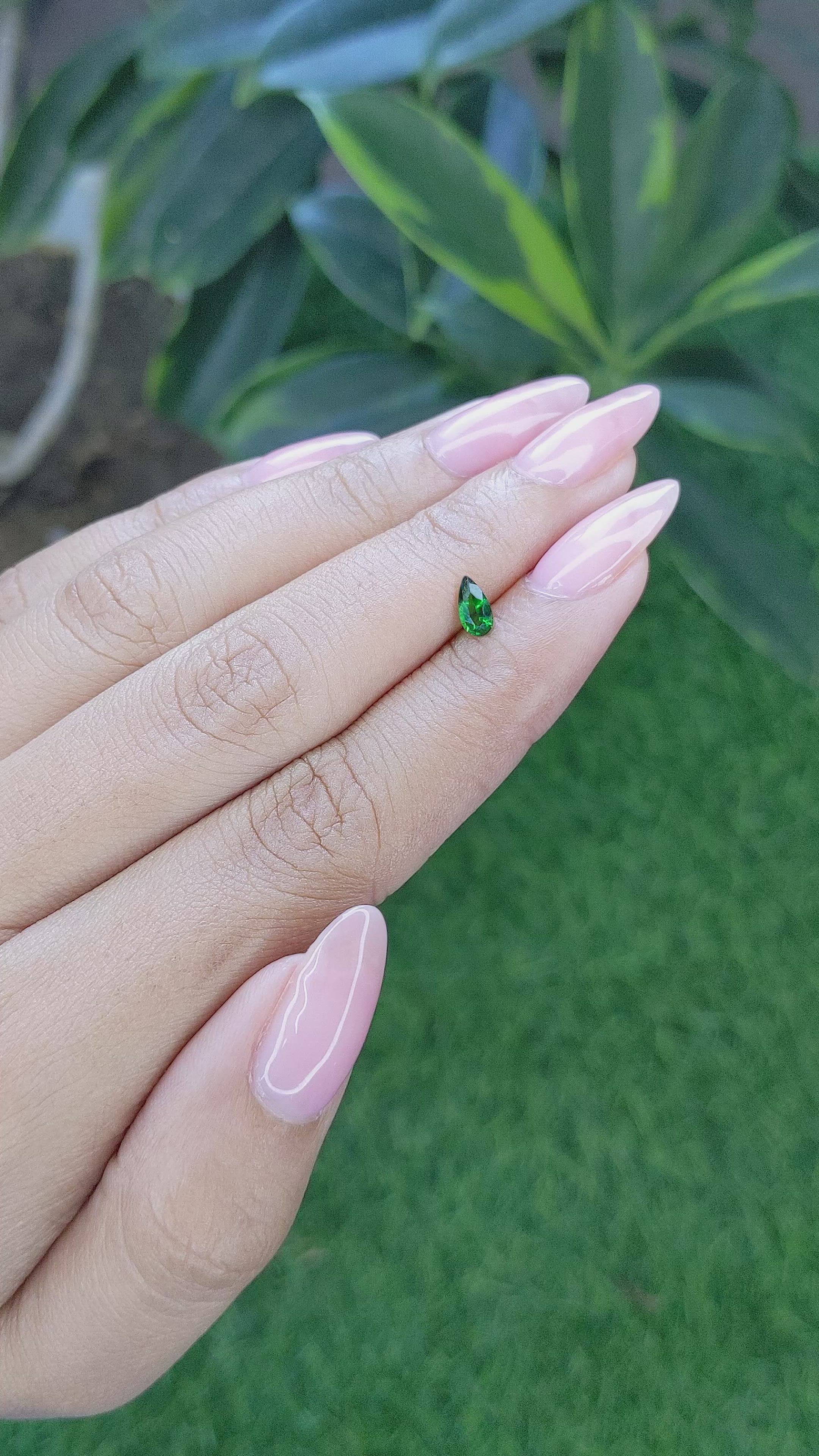 0.29 Ct. Tourmaline from Tanzania Size Video