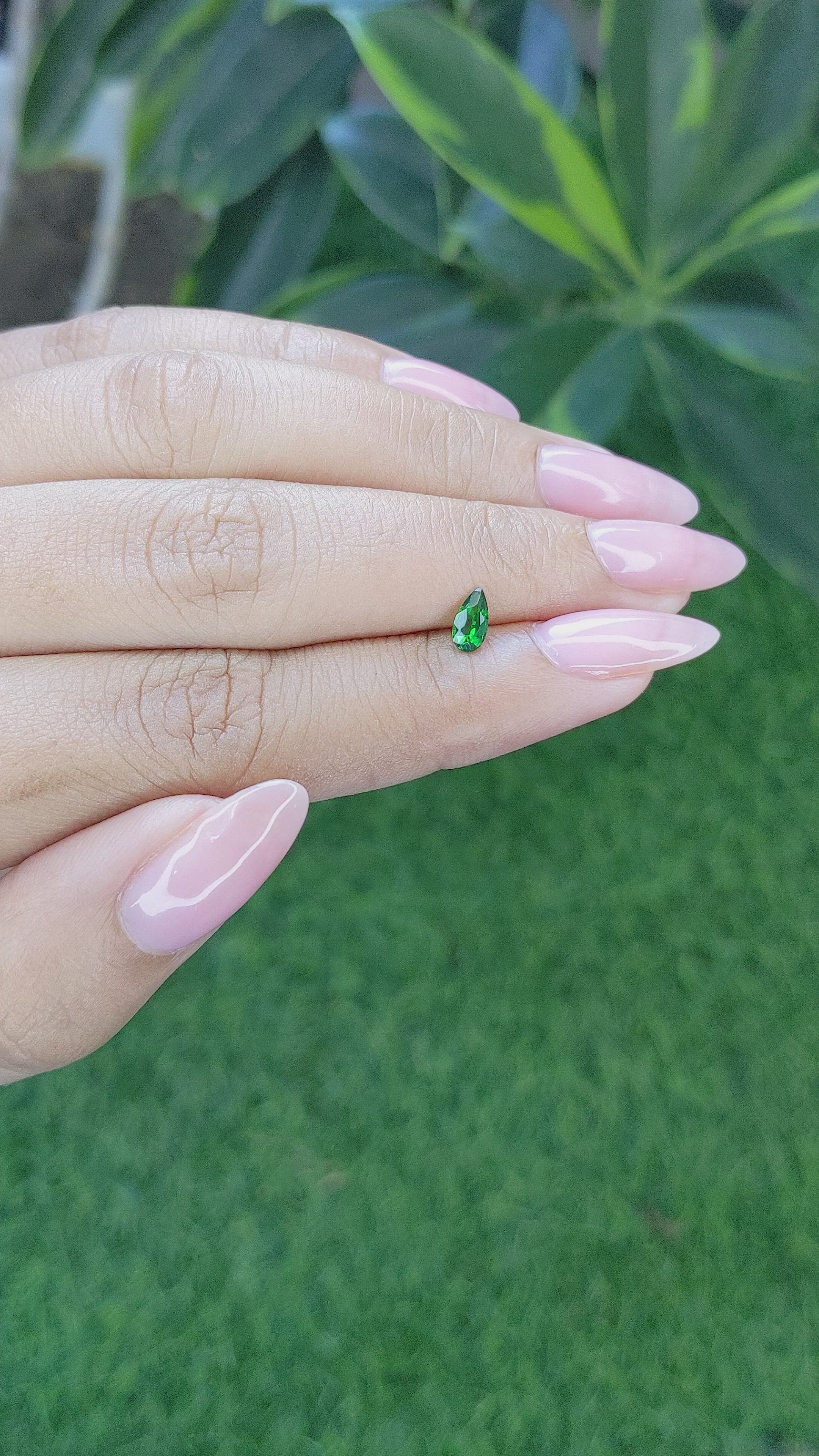 0.29 Ct. Tourmaline from Tanzania Size Video