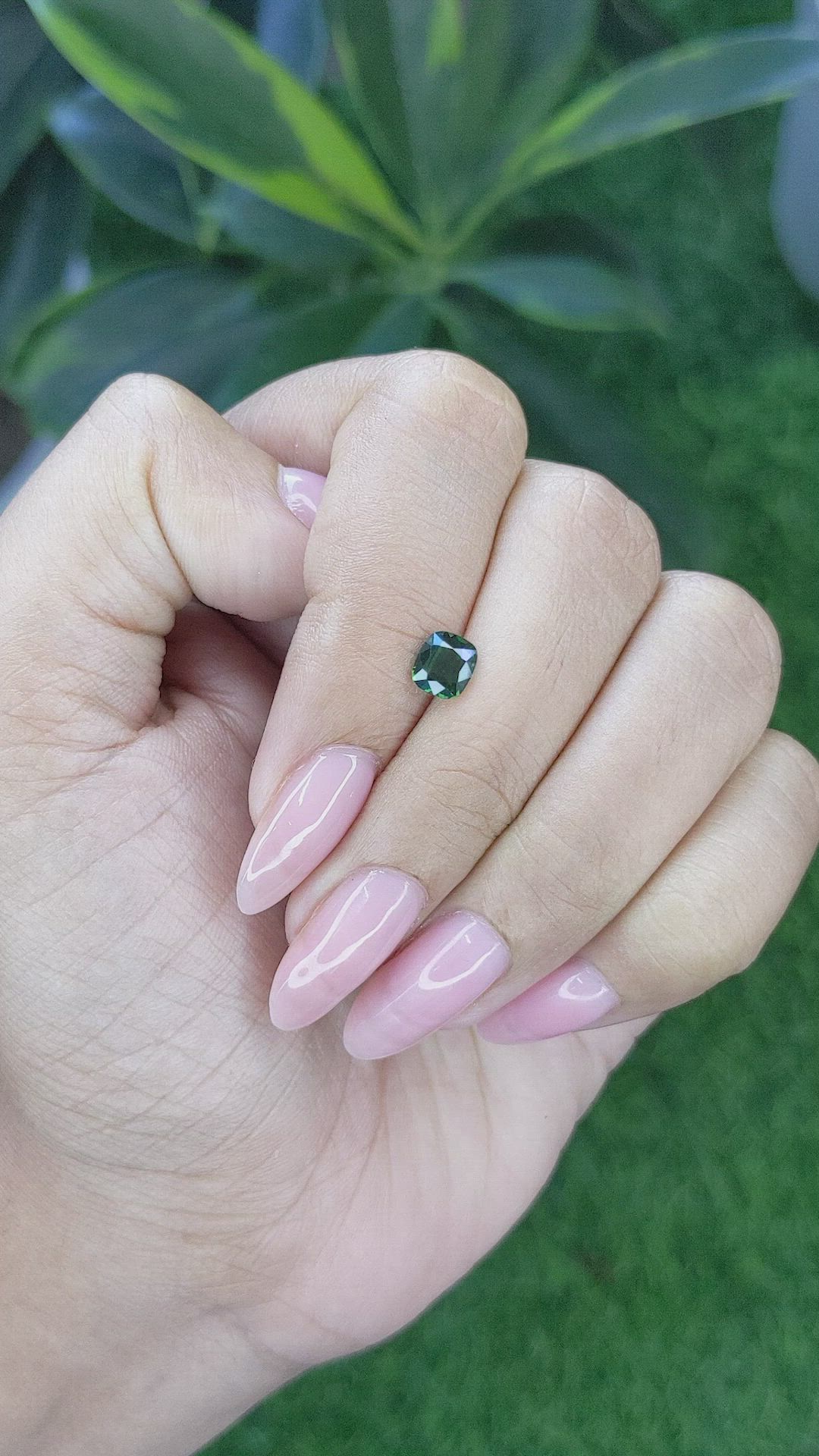 0.66 Ct. Tourmaline from Tanzania Size Video