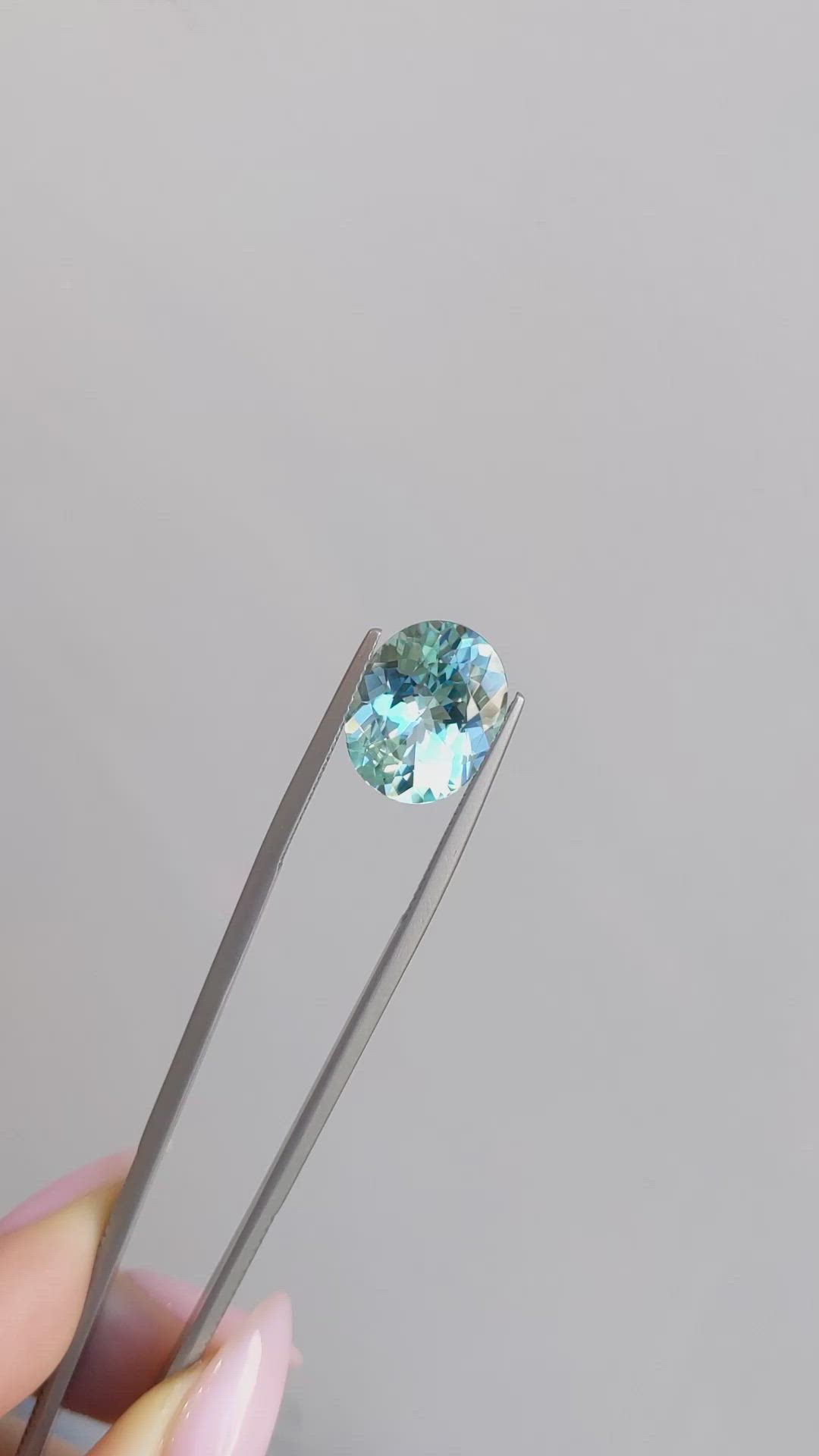 7.11 Ct. Paraiba Tourmaline from Mozambique Size Video