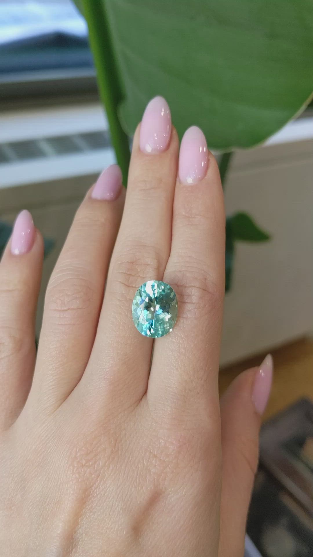 7.11 Ct. Paraiba Tourmaline from Mozambique Size Video