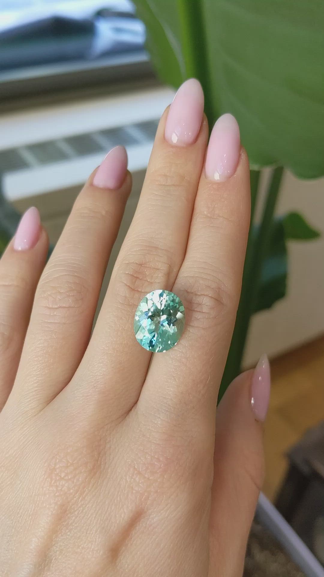 7.11 Ct. Paraiba Tourmaline from Mozambique Size Video