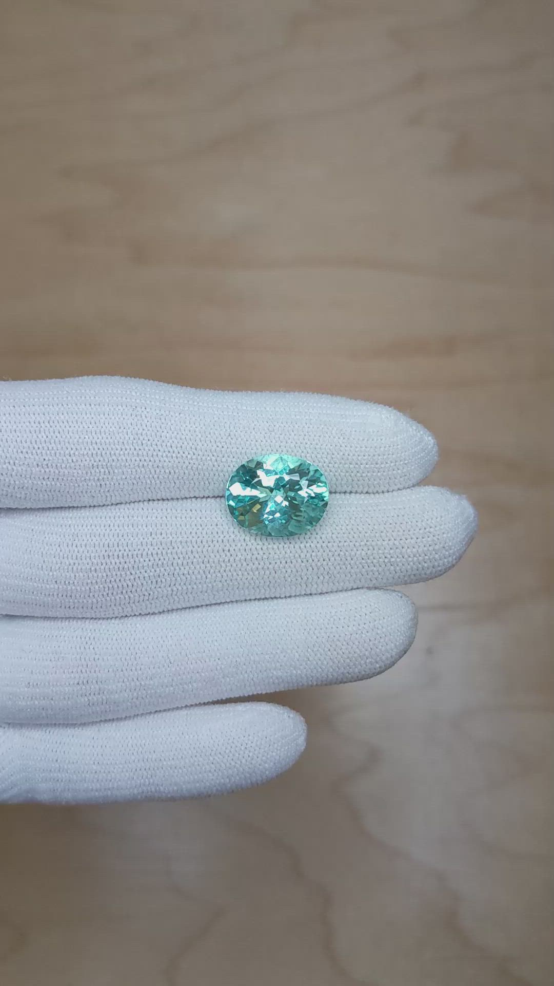 7.11 Ct. Paraiba Tourmaline from Mozambique Size Video