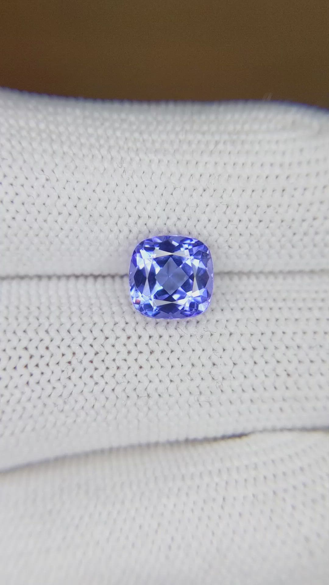 2.09 Ct. Tanzanite from Tanzania Size Video