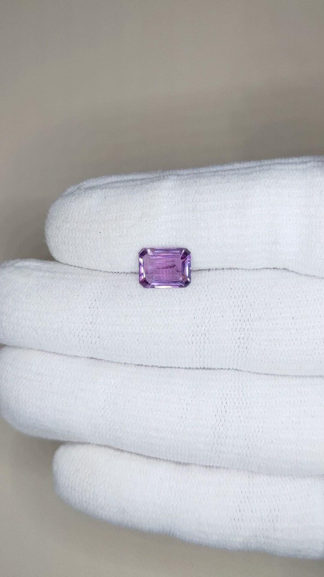 1.78 Ct. Amethyst from Brazil Size Video