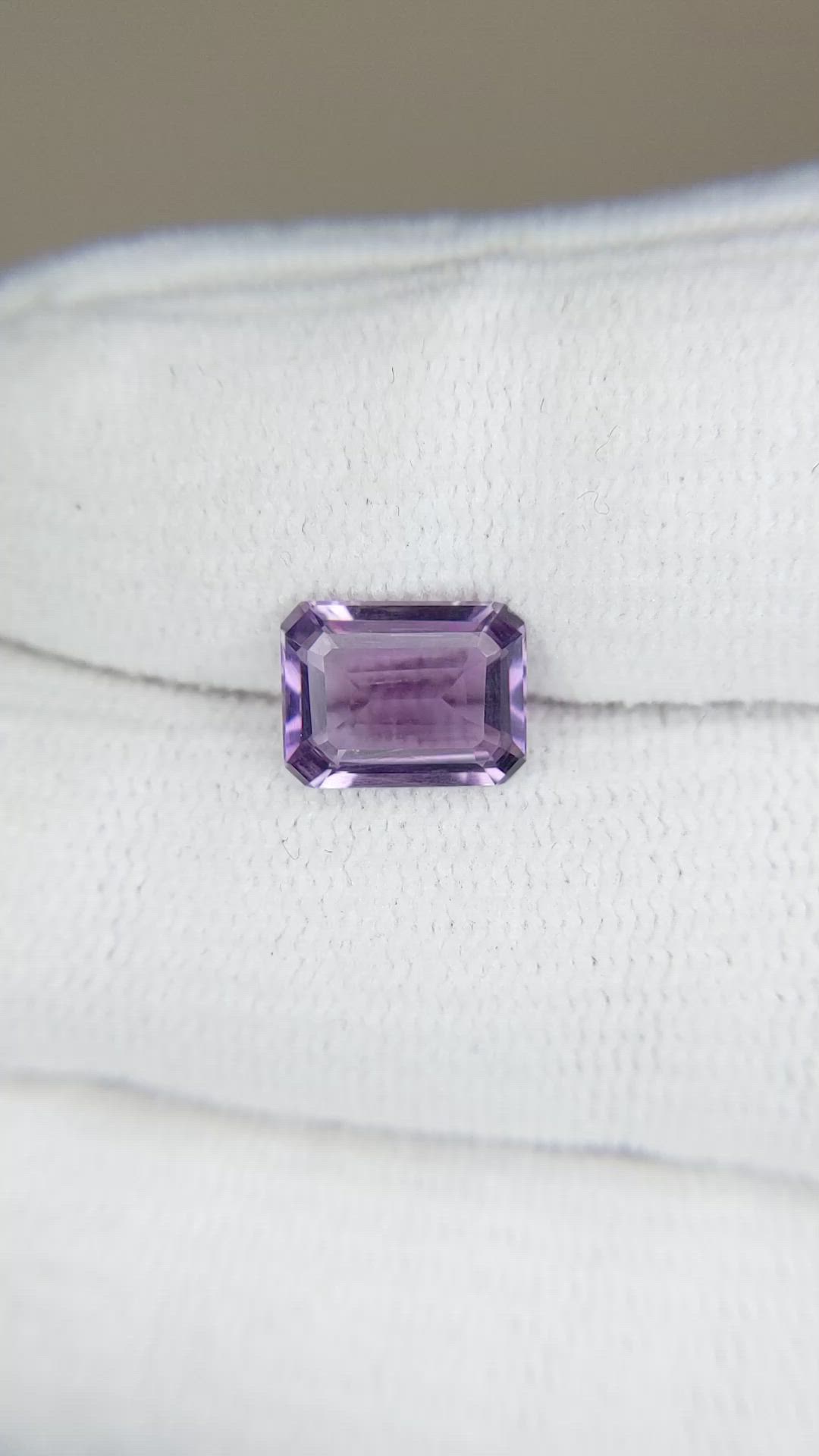 1.78 Ct. Amethyst from Brazil Size Video