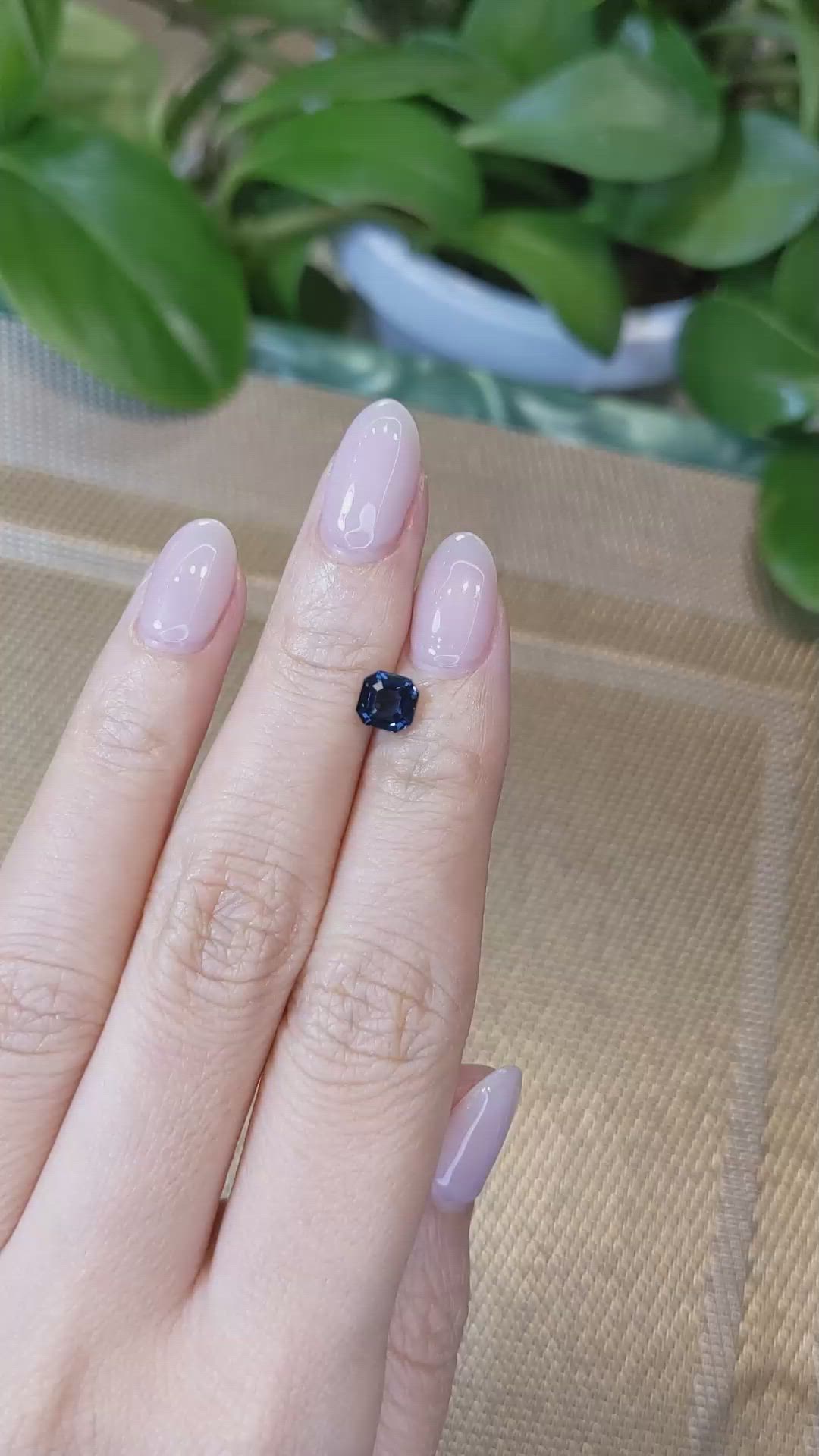 1.25 Ct. Cobalt Spinel from Tanzania Size Video