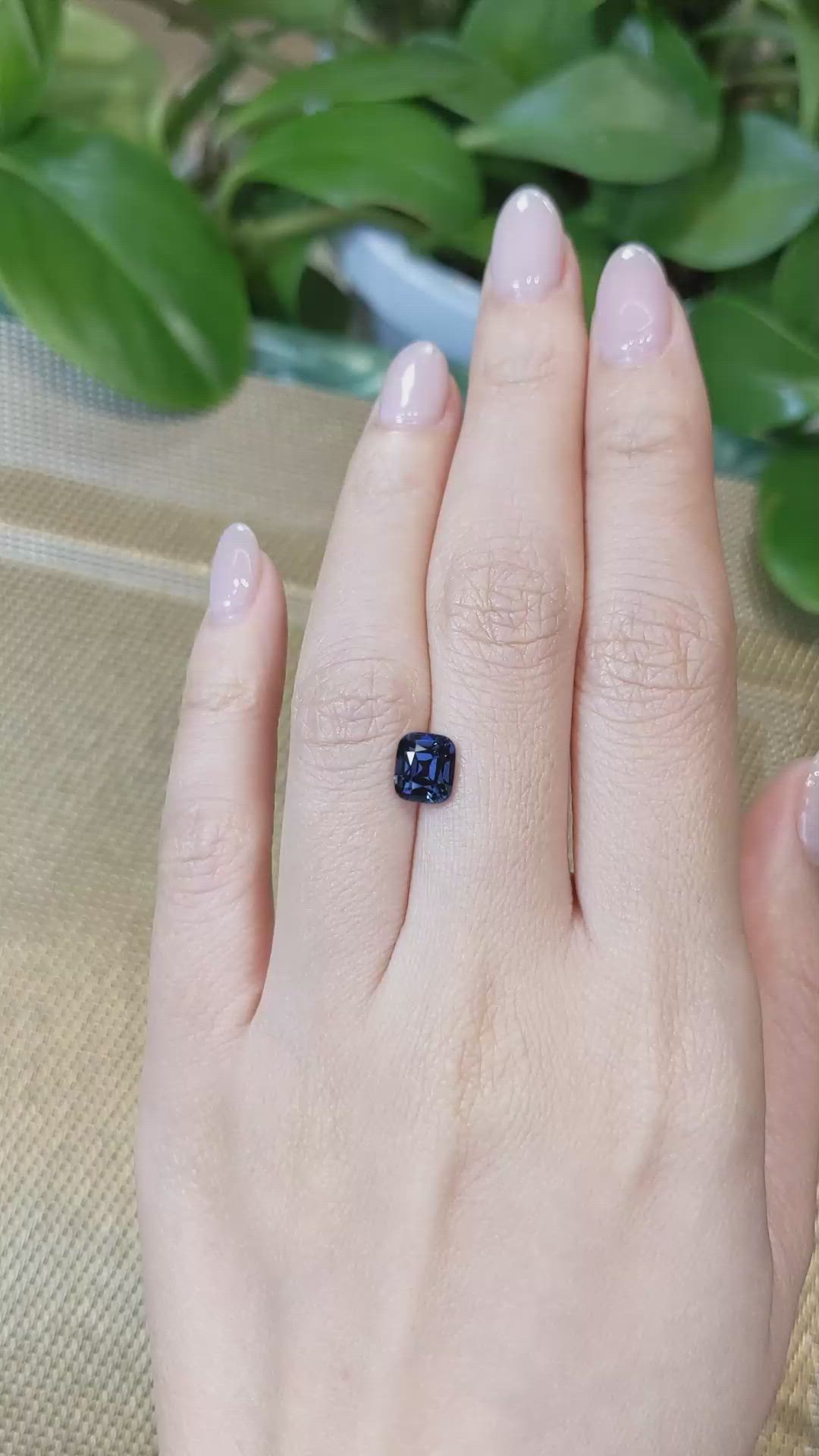 1.99 Ct. Cobalt Spinel from Tanzania Size Video