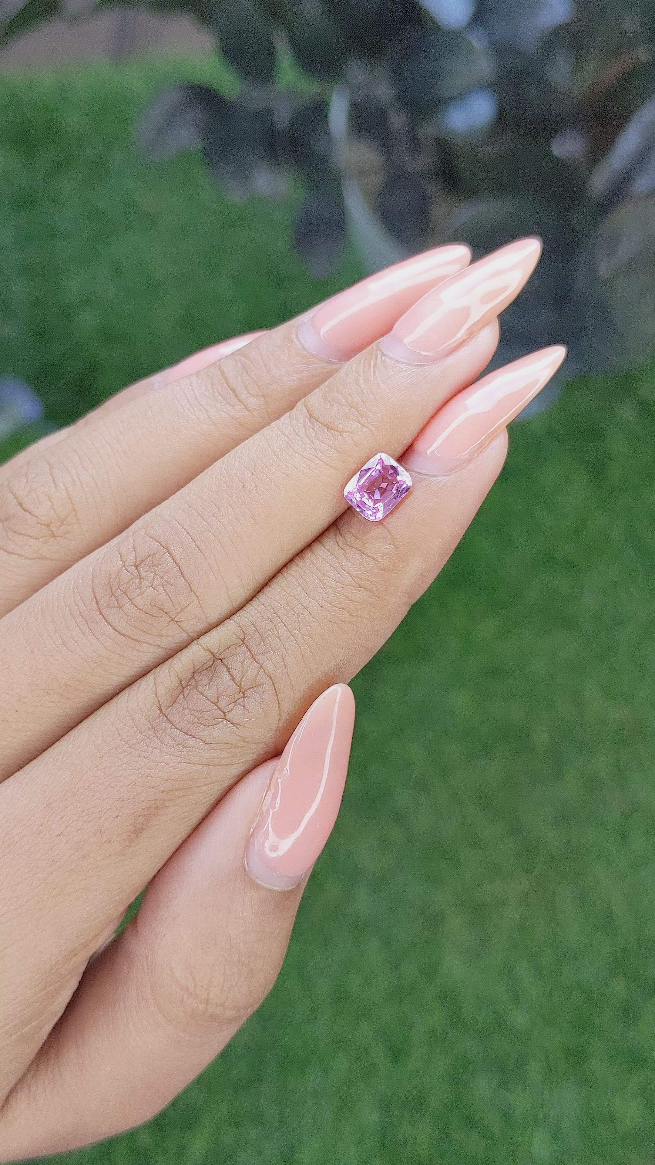 1.04 Ct. Spinel from Ceylon (Sri Lanka) Size Video