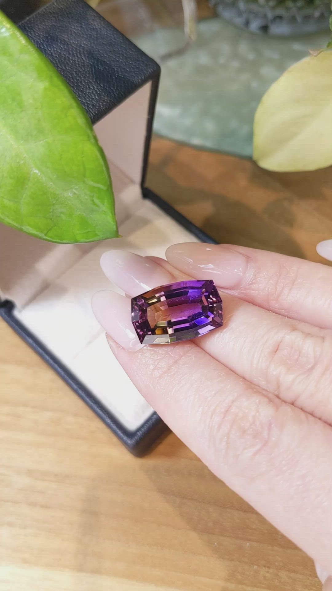 16.40 Ct. Ametrine from Brazil Size Video