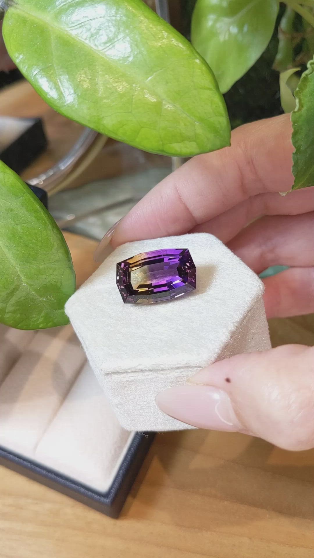 16.40 Ct. Ametrine from Brazil Size Video