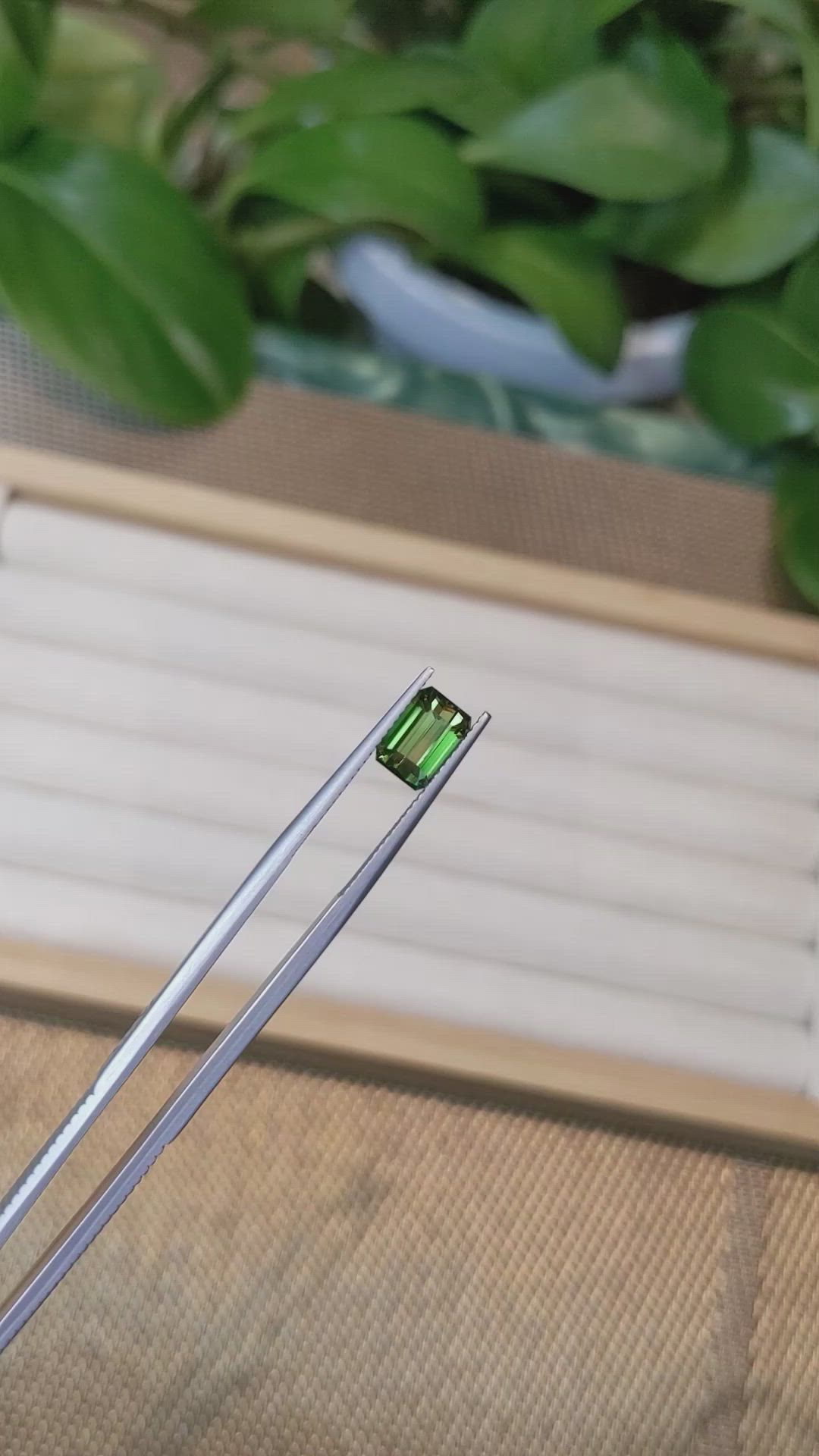 2.34 Ct. Green Tourmaline from Africa Size Video