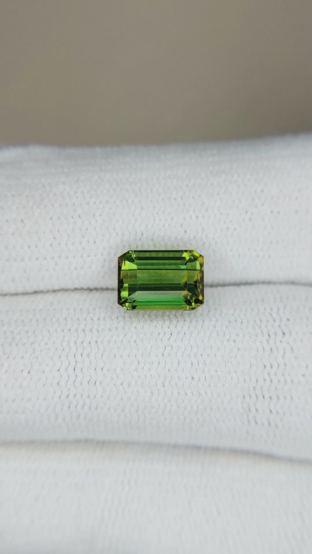 2.34 Ct. Green Tourmaline from Africa Size Video