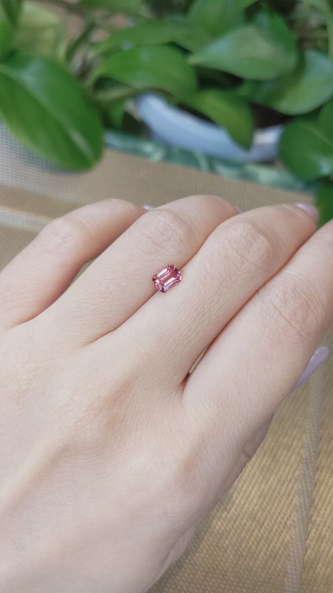 0.64 Ct. Tourmaline from Brazil Size Video