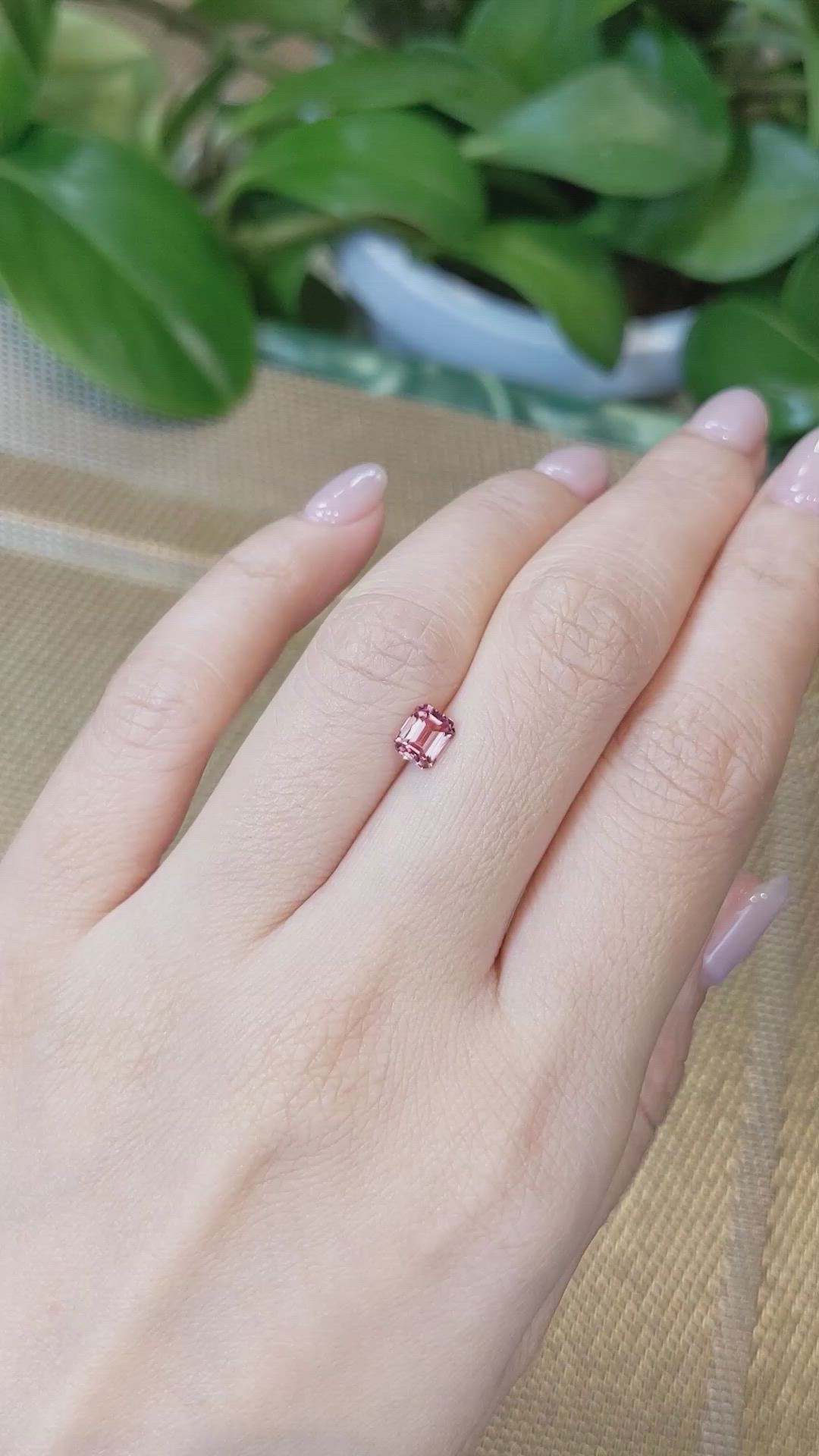 0.66 Ct. Tourmaline from Brazil Size Video