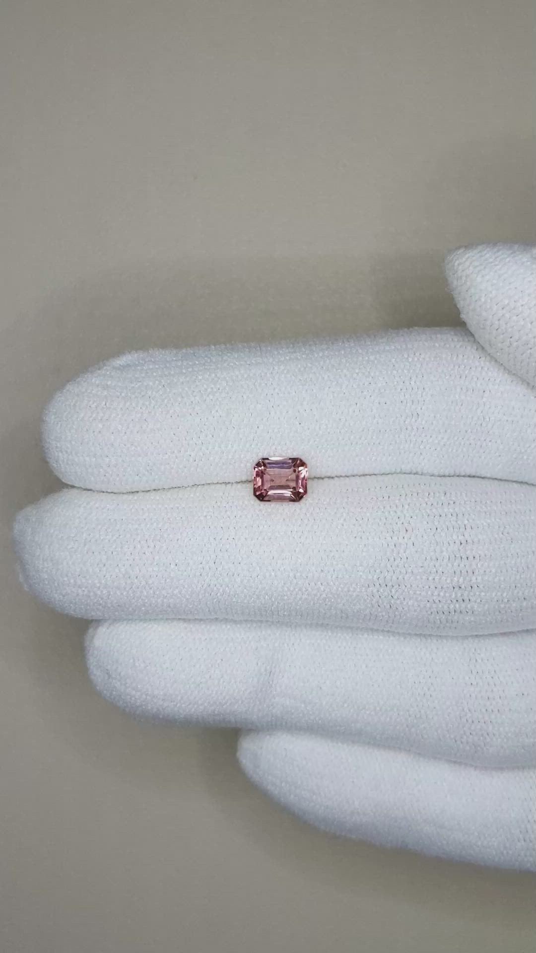 0.66 Ct. Tourmaline from Brazil Size Video