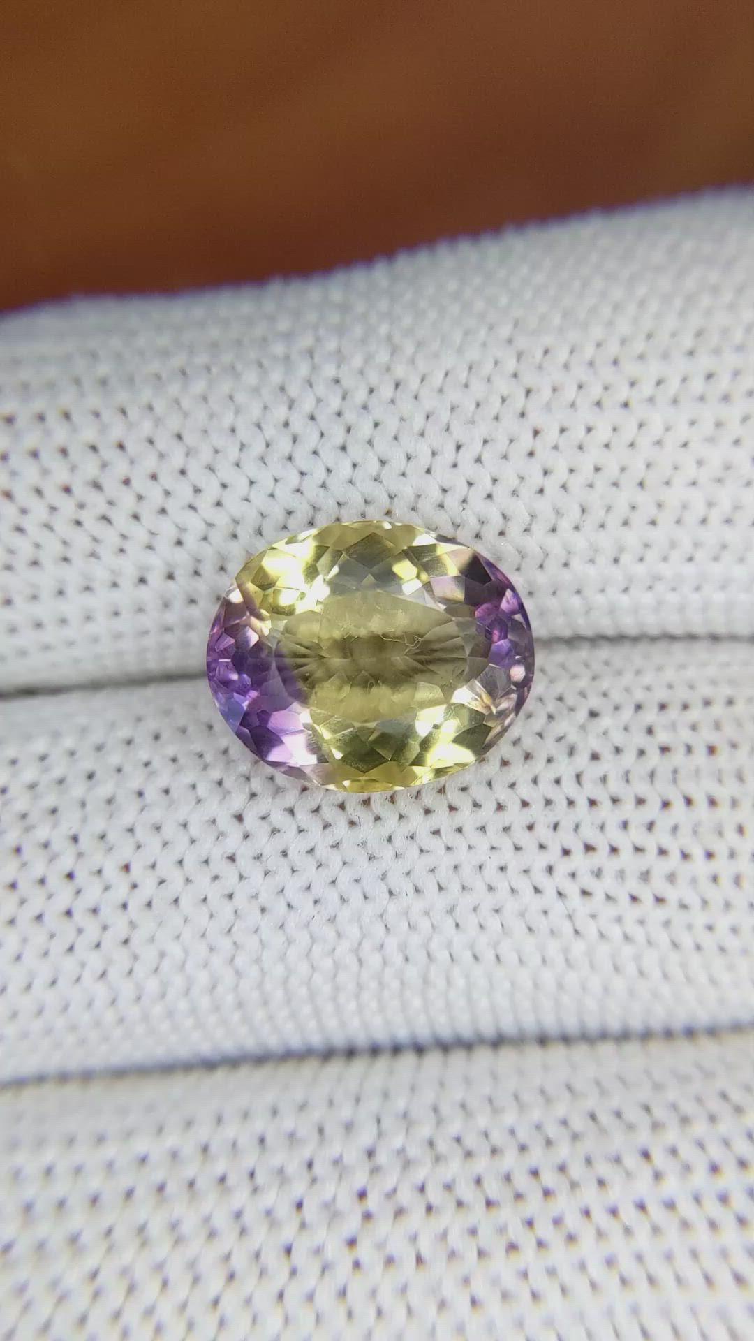 5.21 Ct. Ametrine from Madagascar Size Video