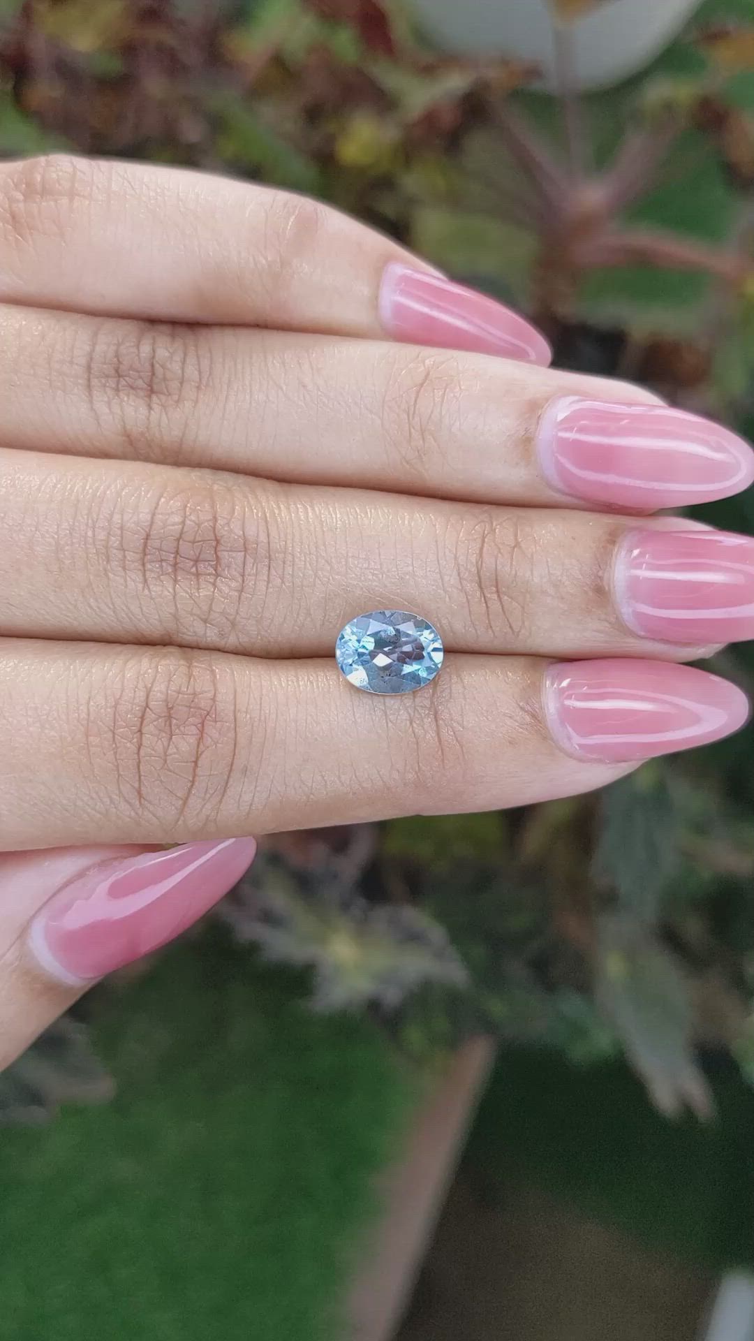 2.37 Ct. Topaz from Ceylon (Sri Lanka) Size Video