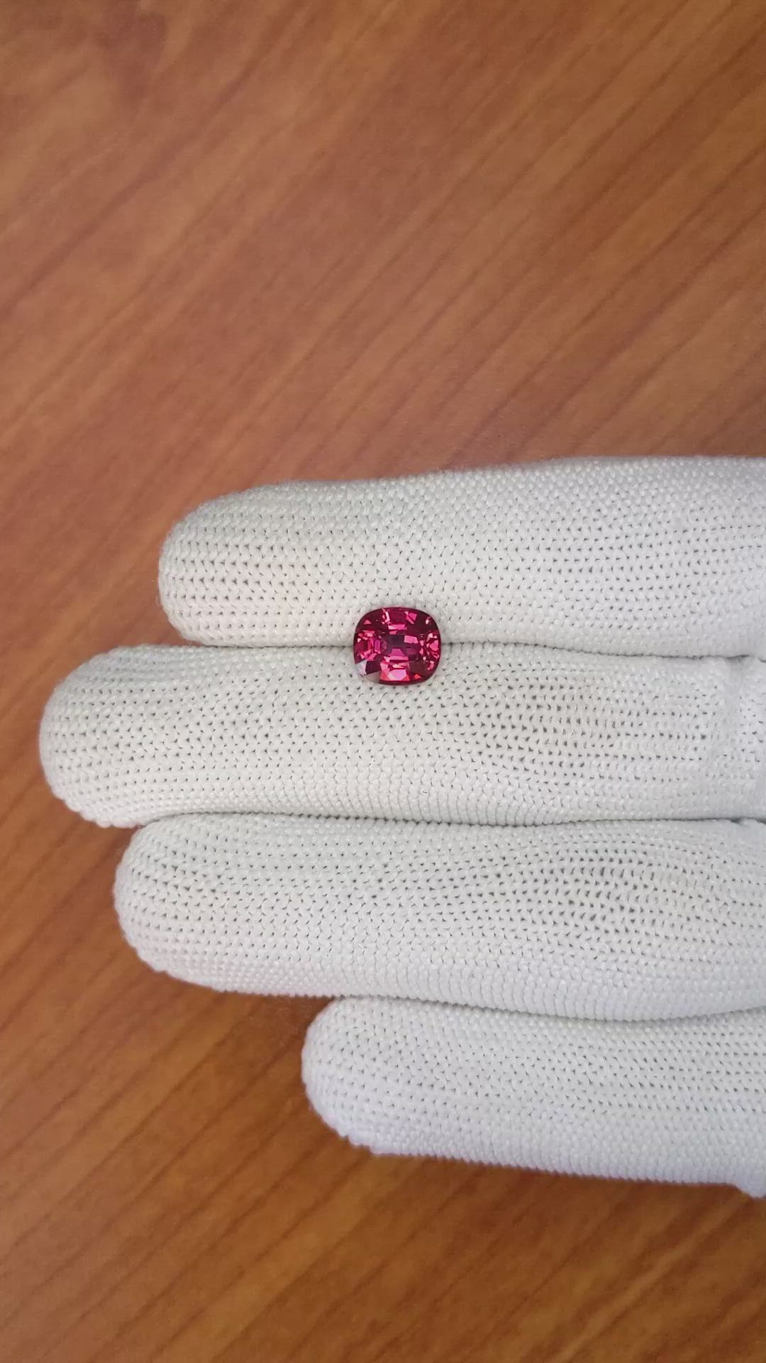 2.27 Ct. Garnet from Ceylon (Sri Lanka) Size Video