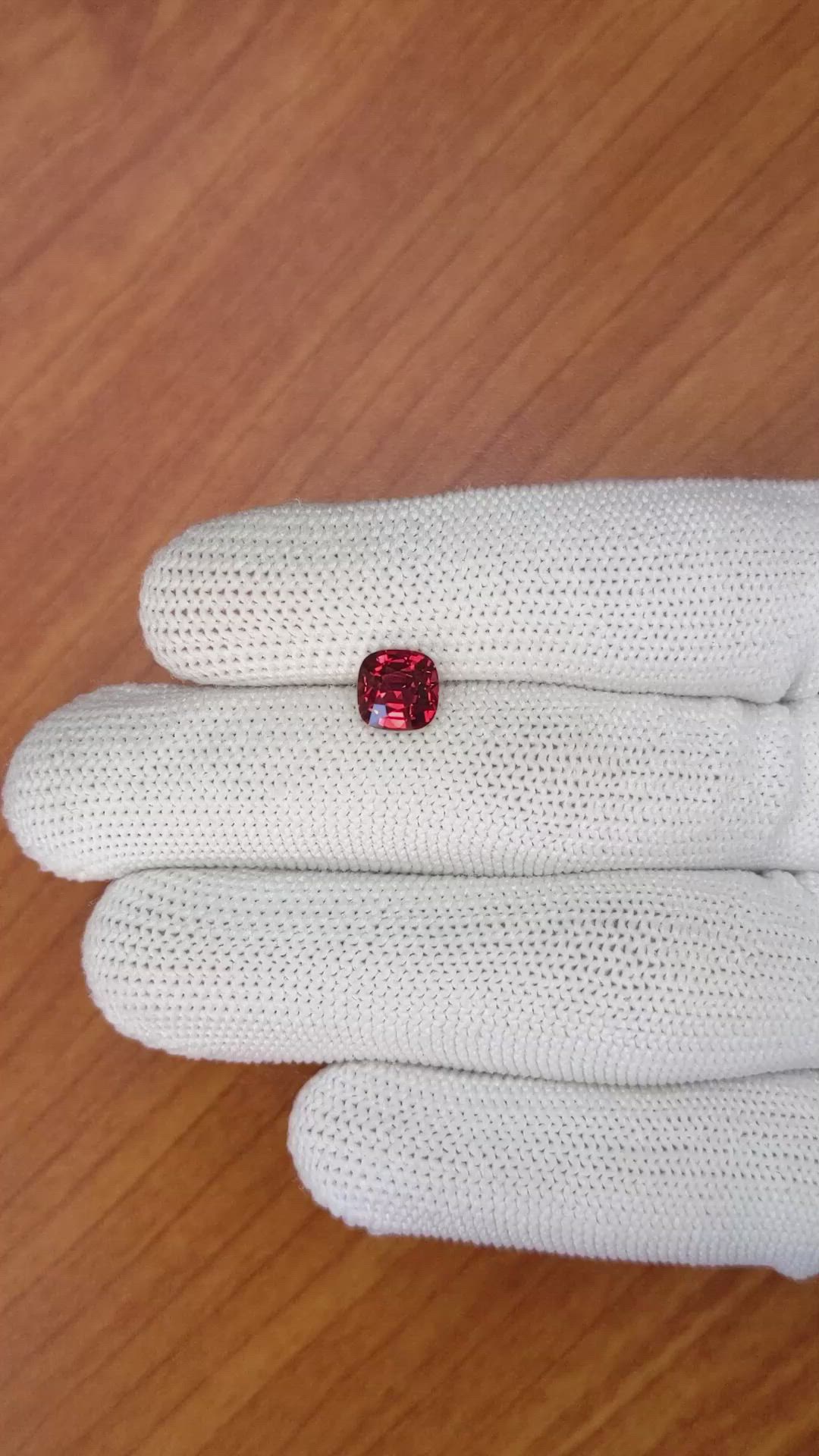 2.05 Ct. Garnet from Ceylon (Sri Lanka) Size Video