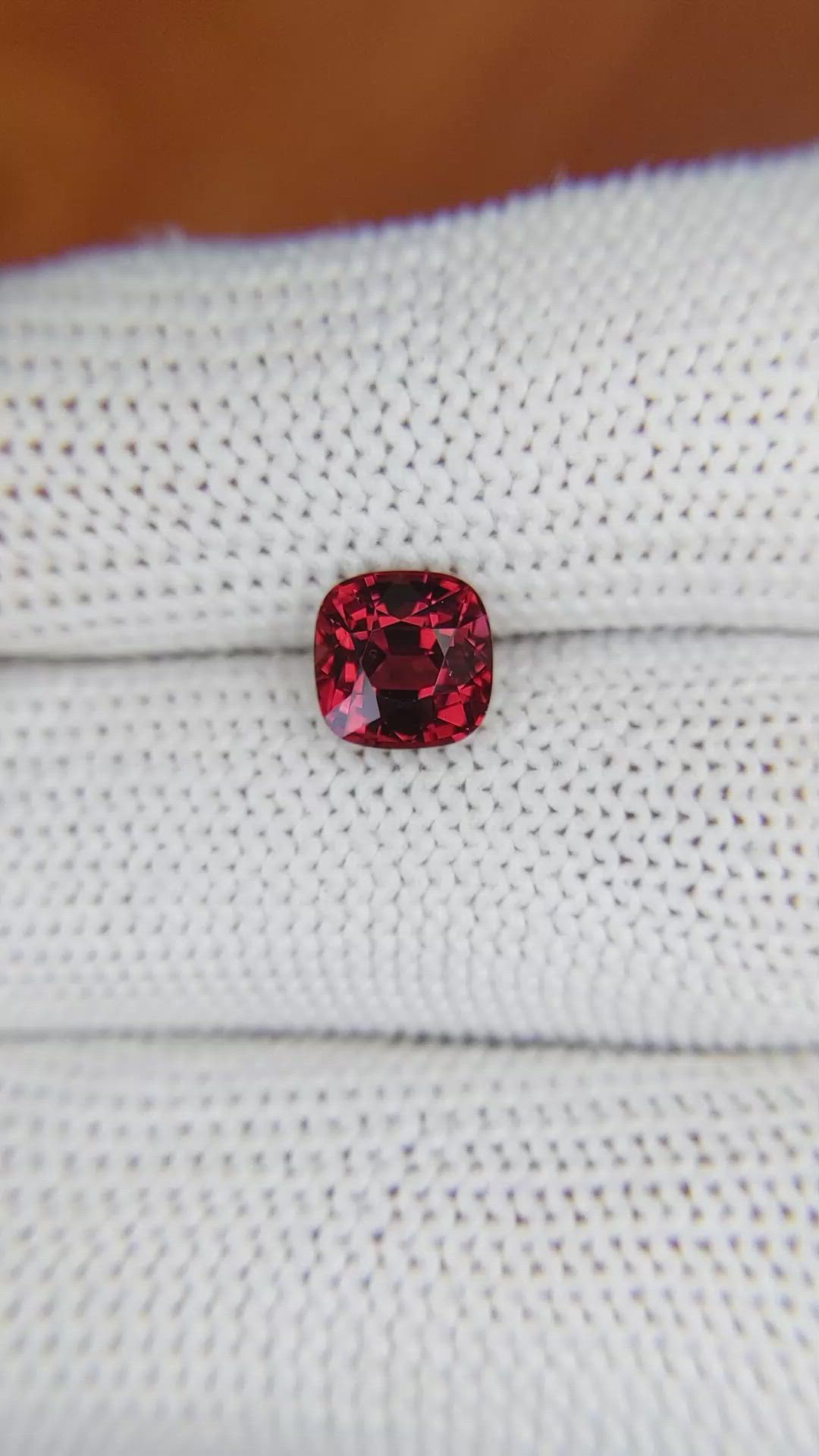 2.05 Ct. Garnet from Ceylon (Sri Lanka) Size Video