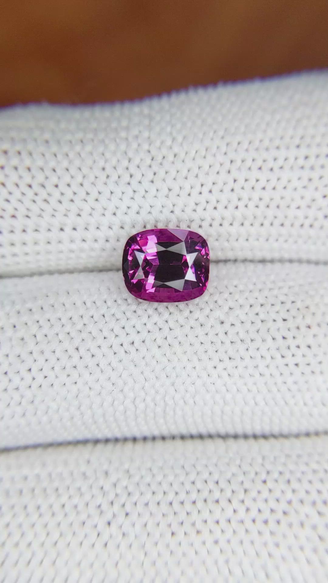 2.88 Ct. Garnet from Ceylon (Sri Lanka) Size Video