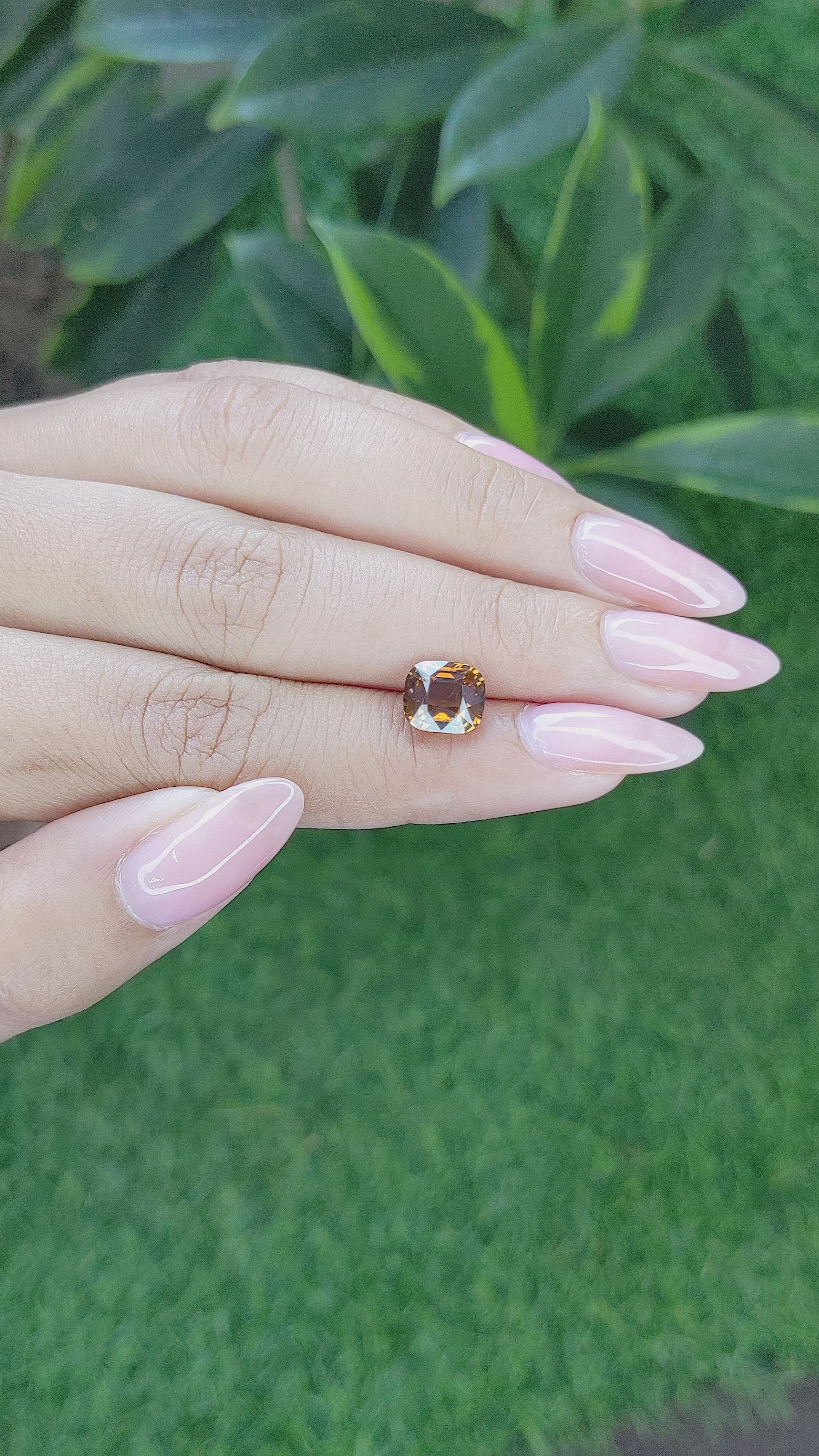 2.98 Ct. Chrysoberyl from Tanzania Size Video