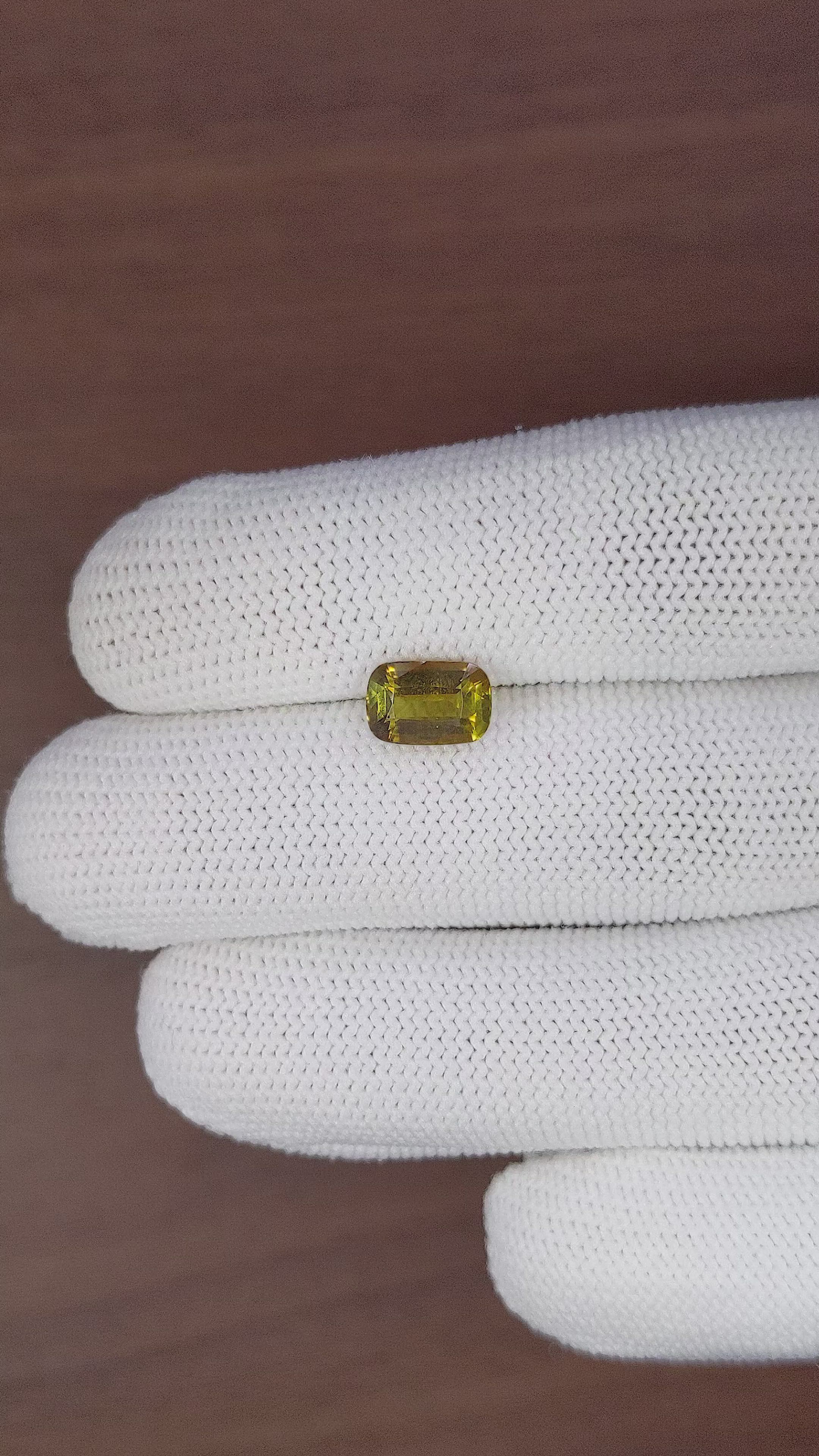 1.87 Ct. Chrysoberyl from Tanzania Size Video