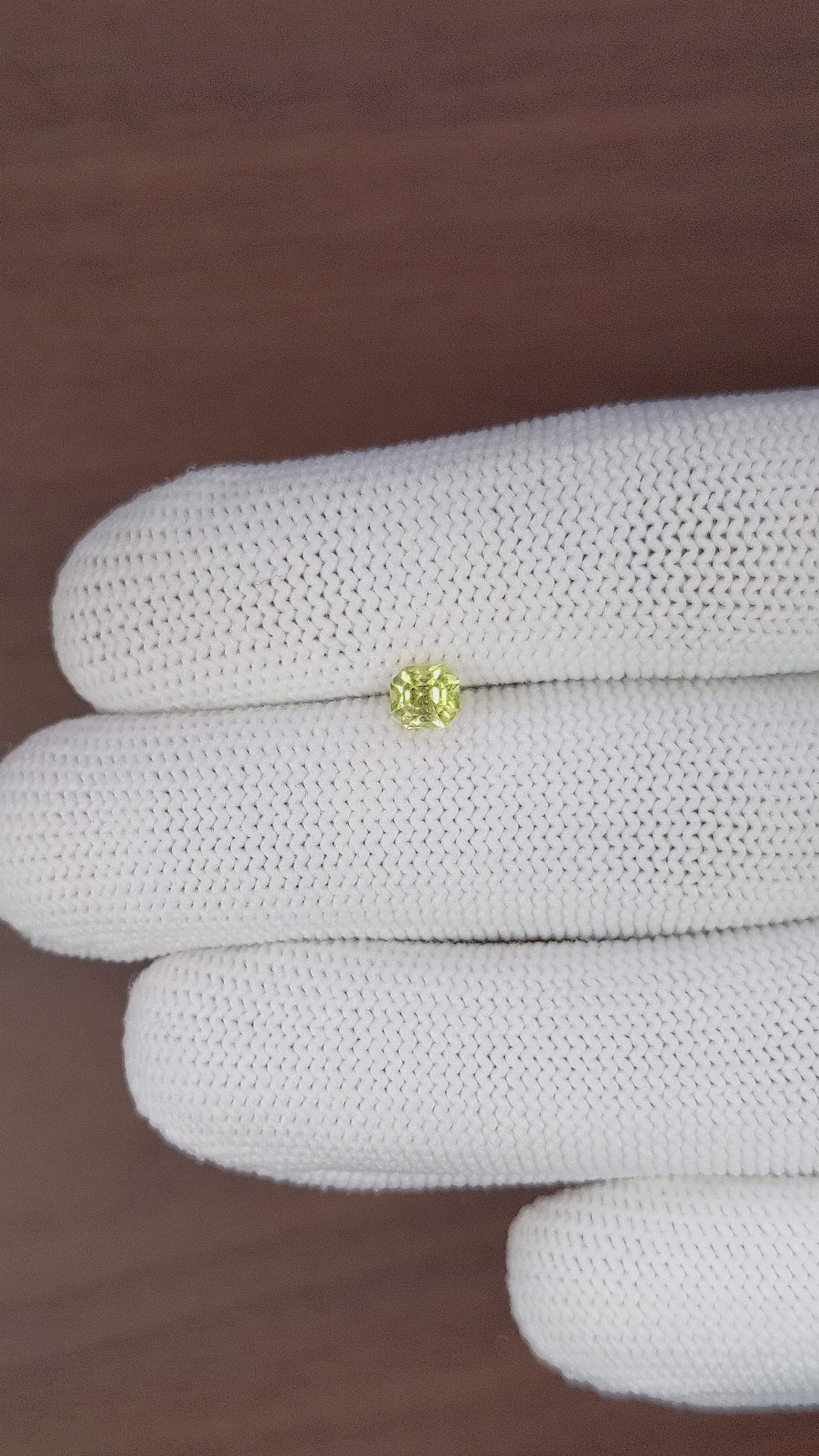 0.77 Ct. Chrysoberyl from Tanzania Size Video