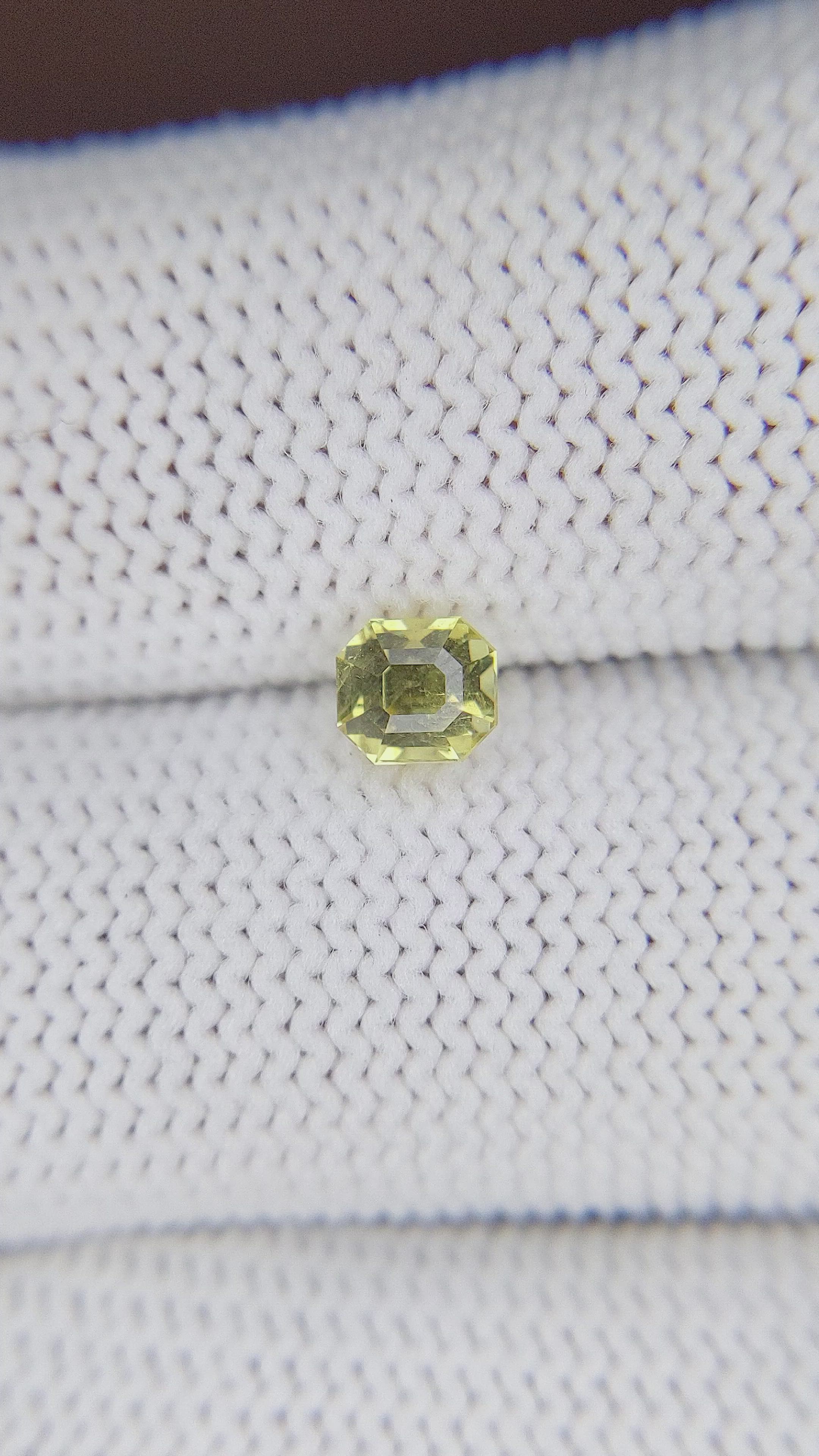 0.77 Ct. Chrysoberyl from Tanzania Size Video