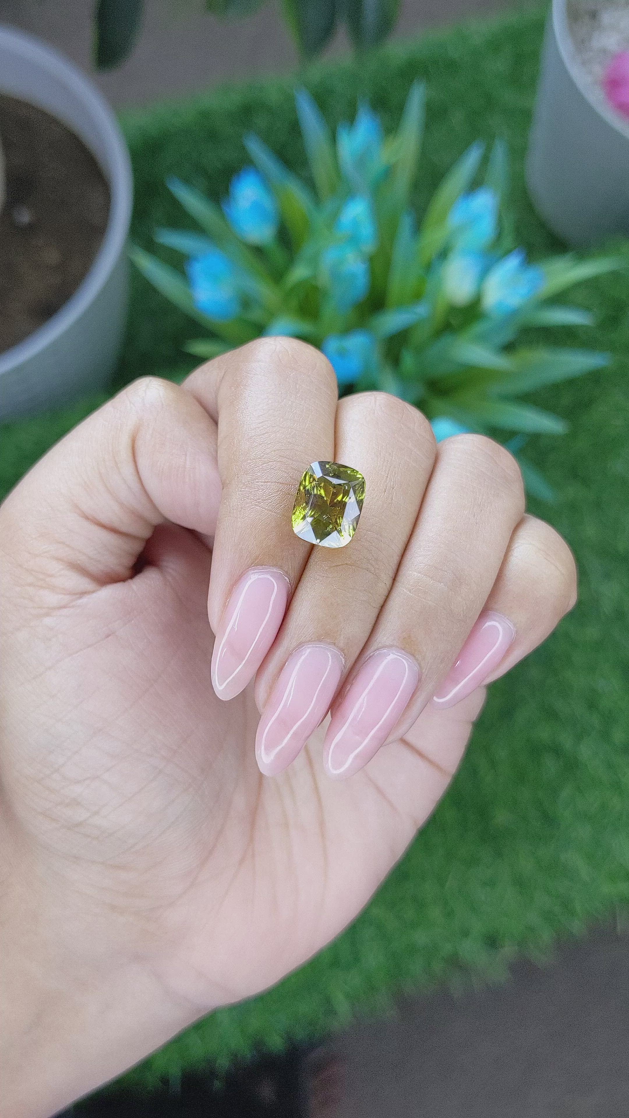 7.51 Ct. Chrysoberyl from Tanzania Size Video