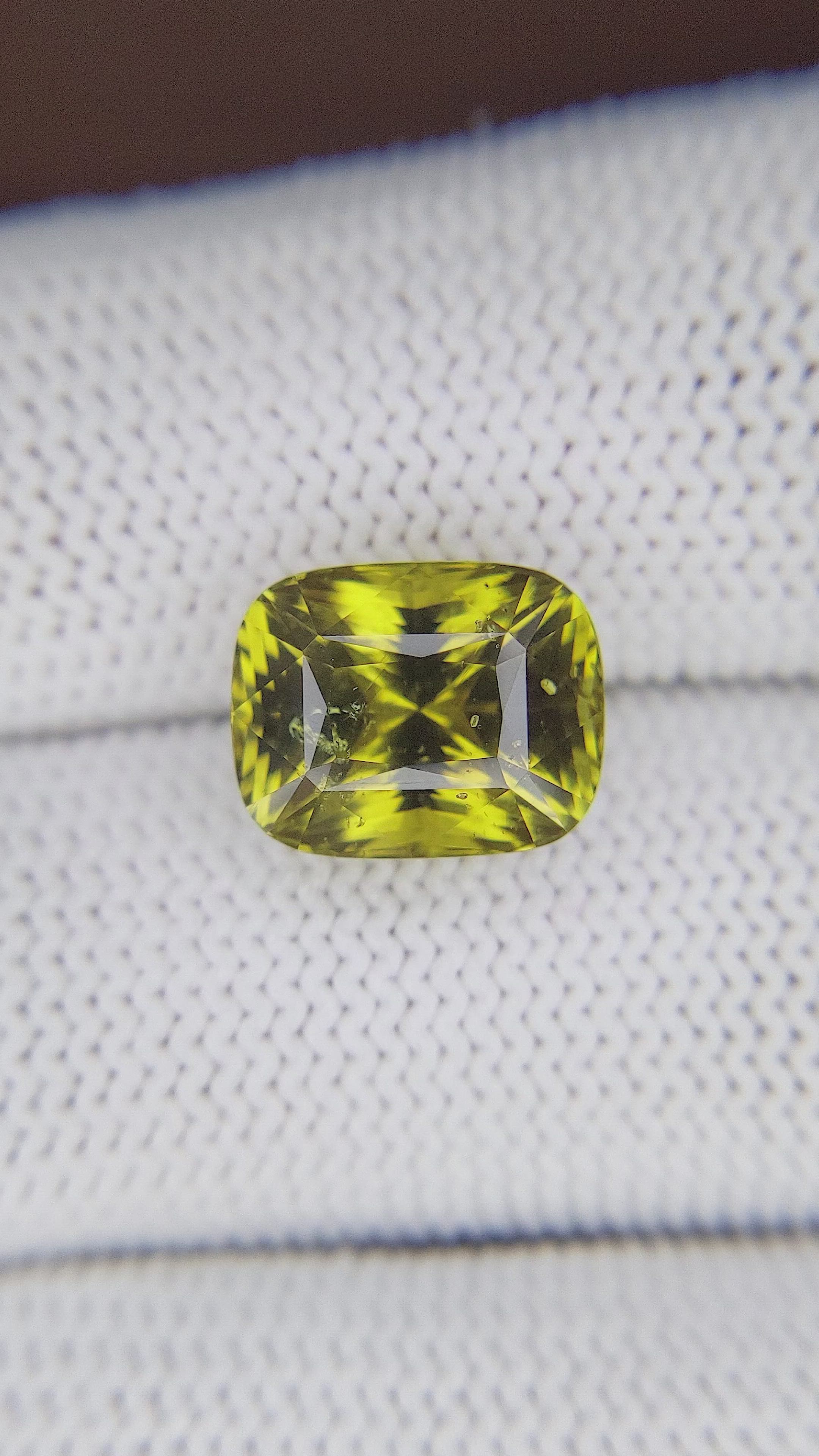 7.51 Ct. Chrysoberyl from Tanzania Size Video