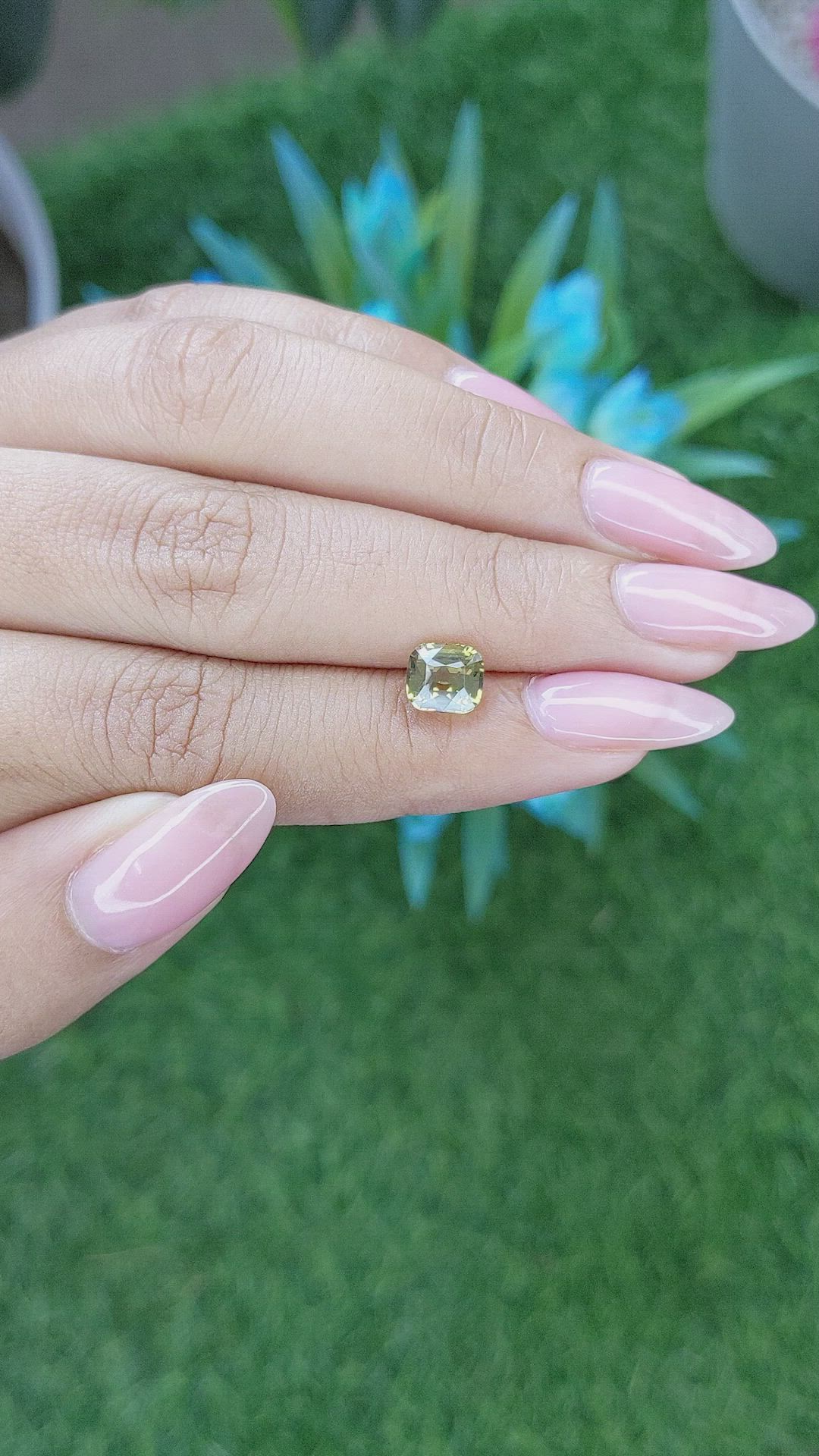 1.84 Ct. Chrysoberyl from Tanzania Size Video