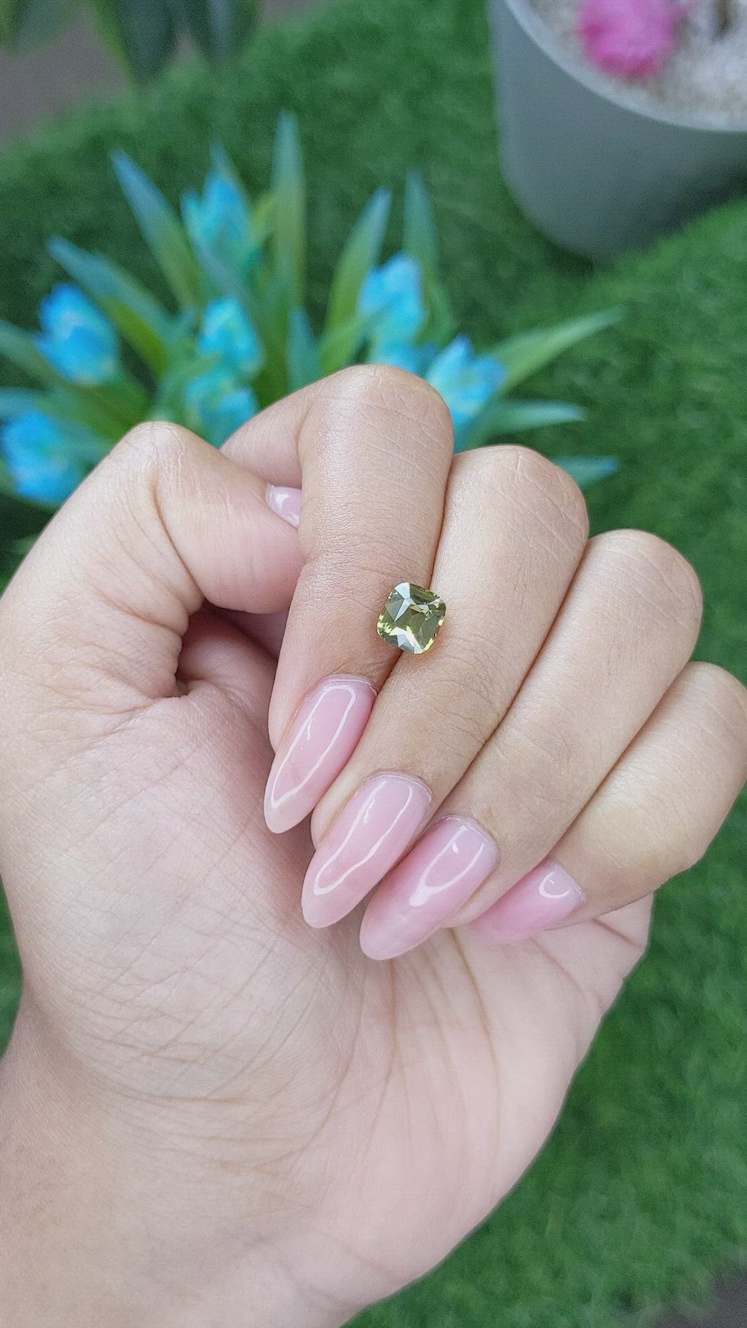 1.84 Ct. Chrysoberyl from Tanzania Size Video