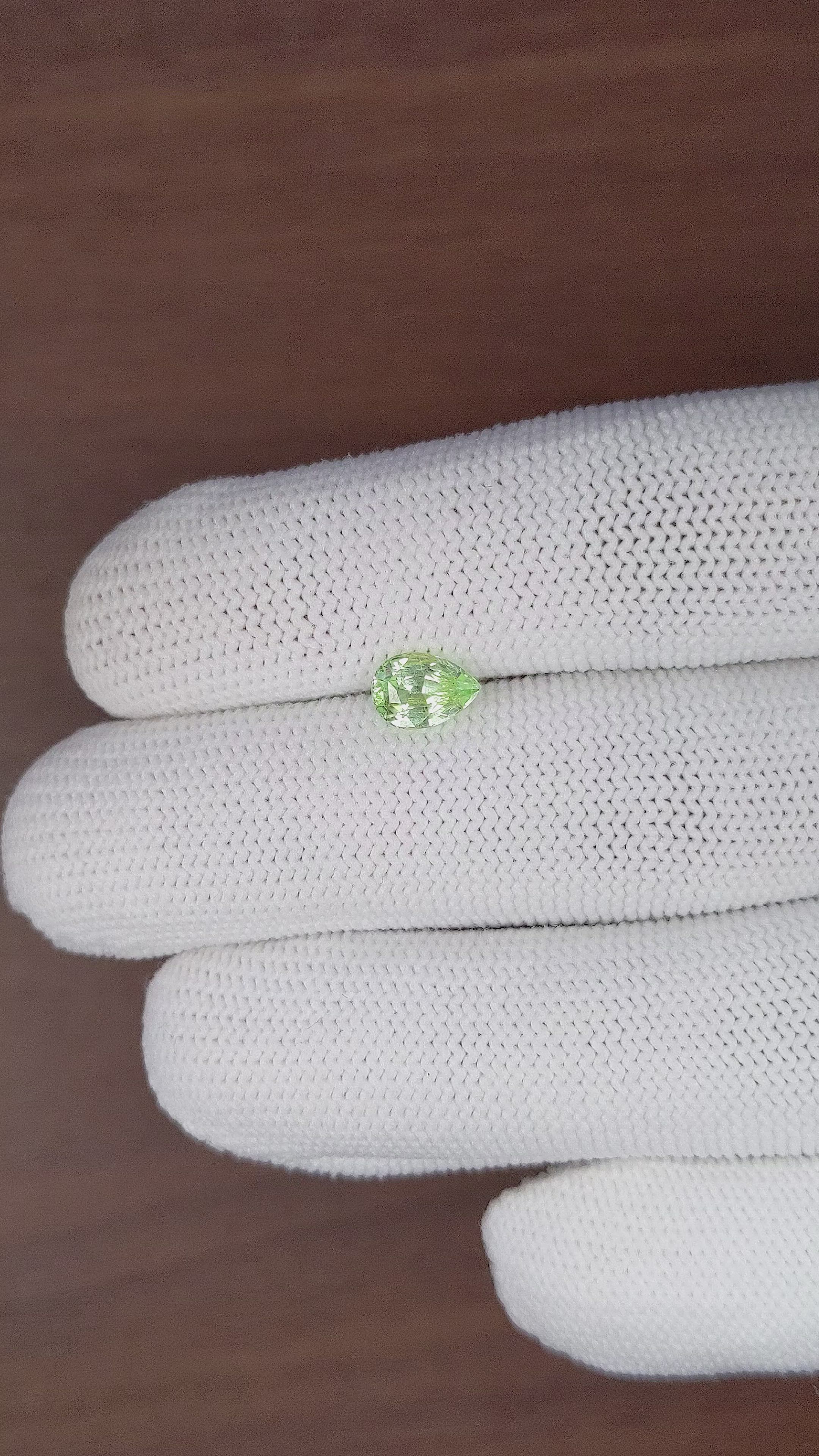 1.19 Ct. Chrysoberyl from Tanzania Size Video