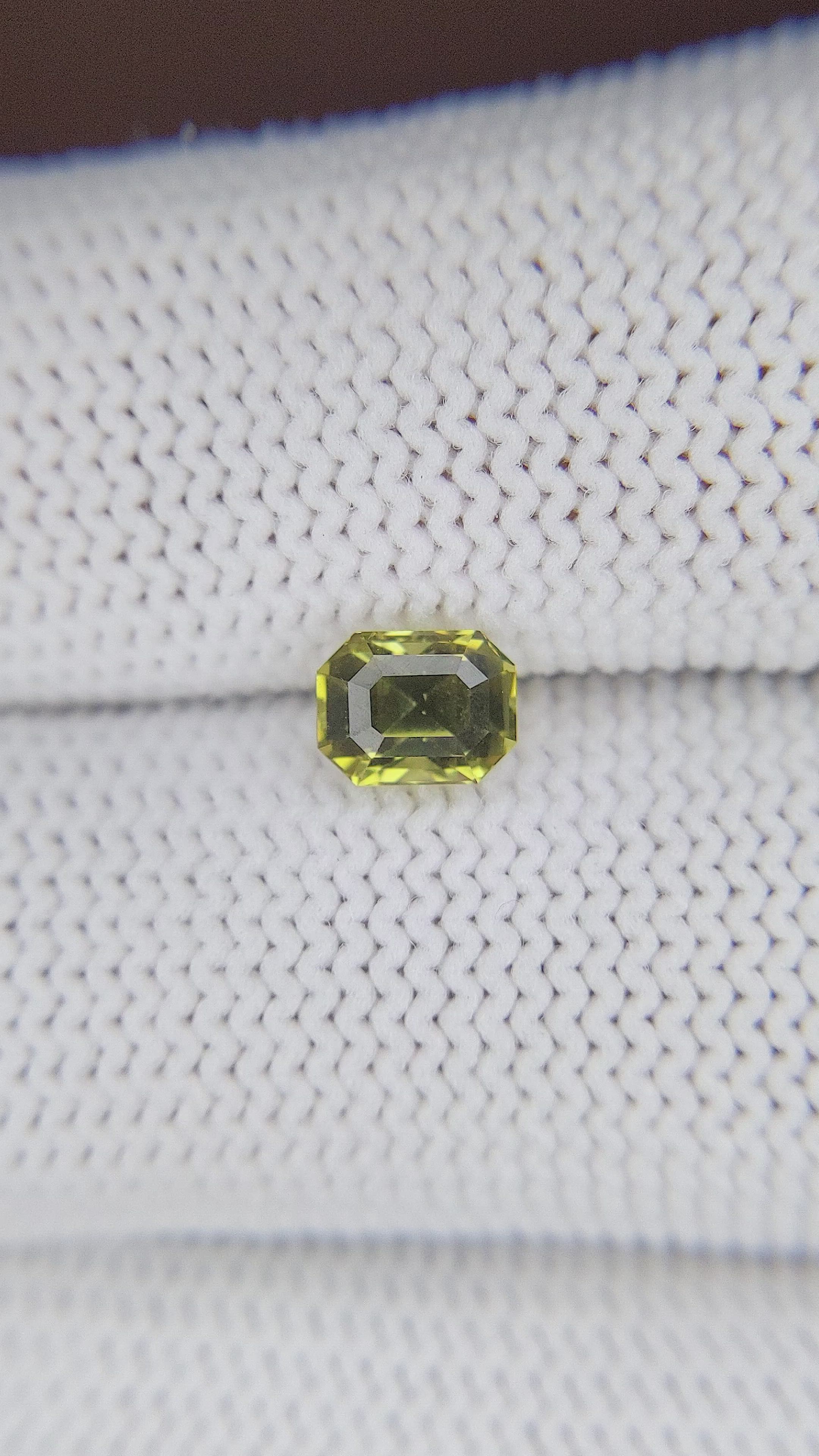 1.04 Ct. Chrysoberyl from Tanzania Size Video