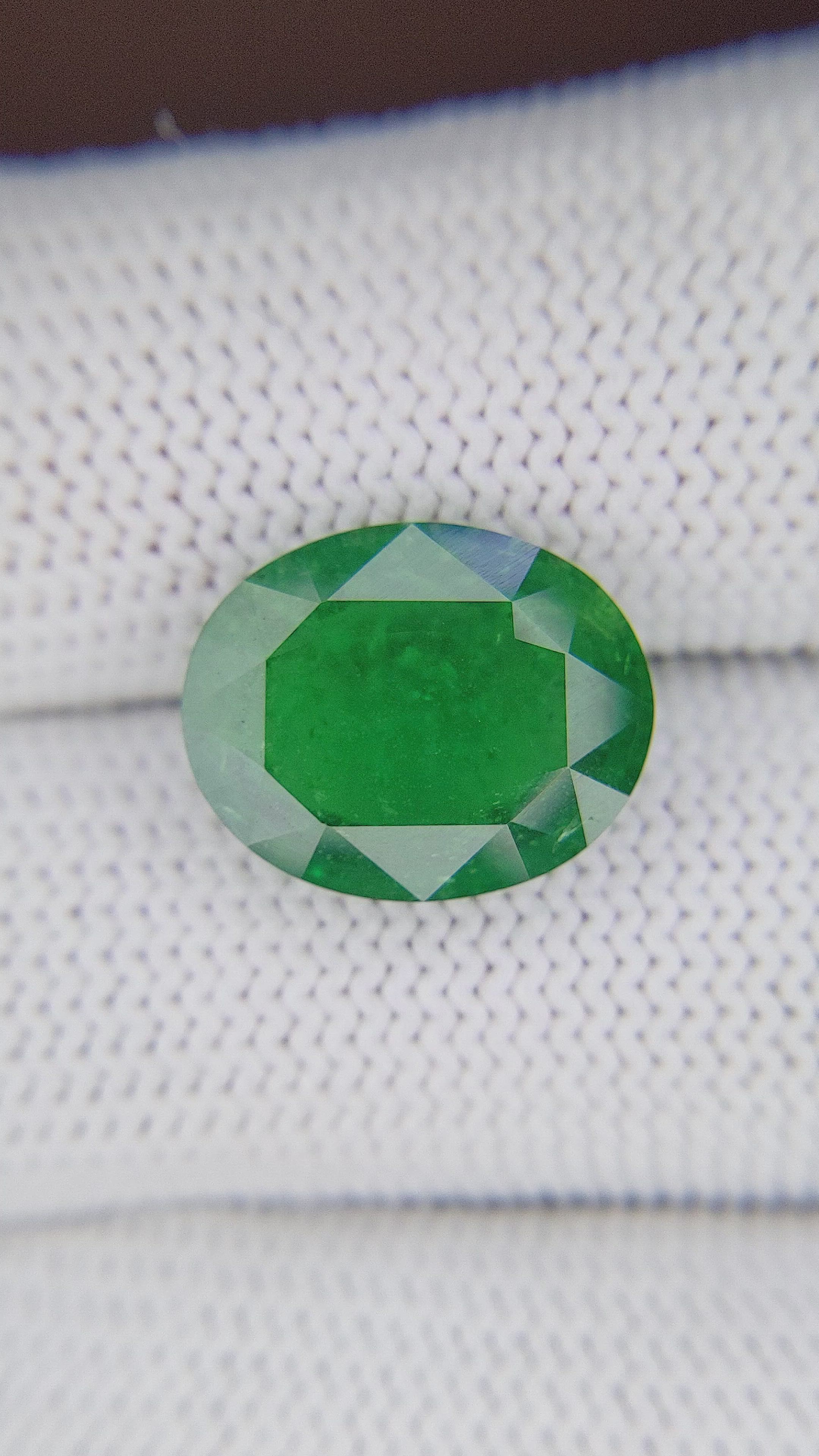 7.75 Ct. Tsavorite Garnet from Tanzania Size Video