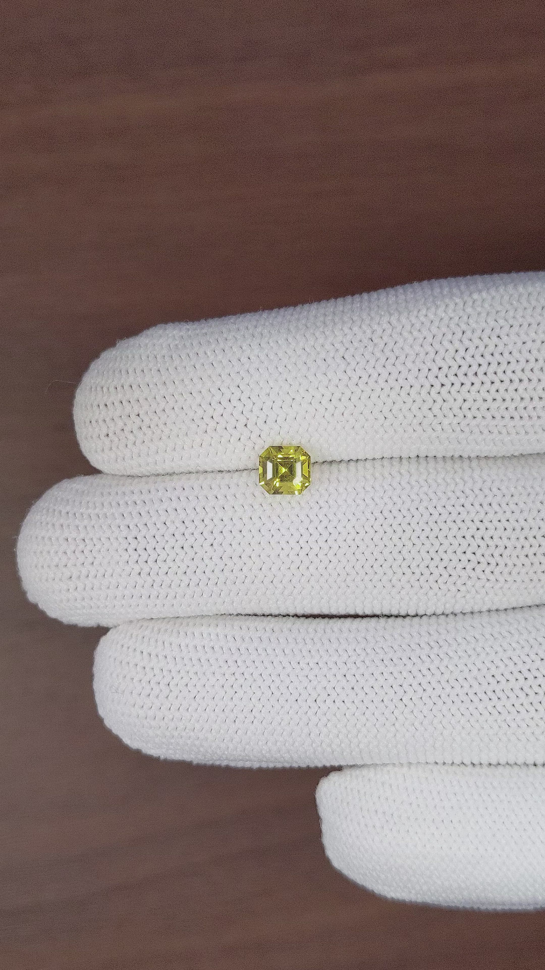 0.99 Ct. Chrysoberyl from Tanzania Size Video