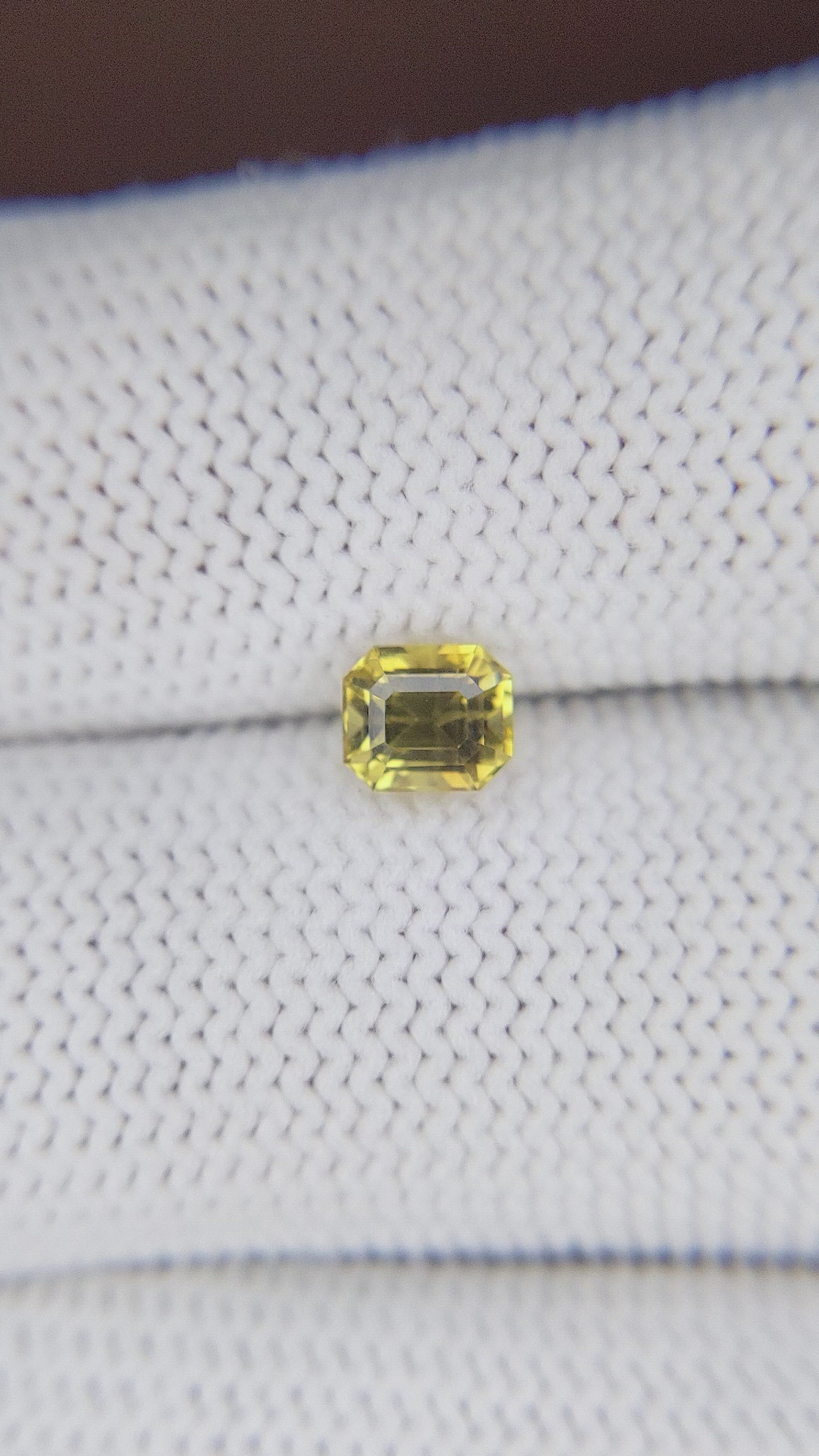 0.81 Ct. Chrysoberyl from Tanzania Size Video