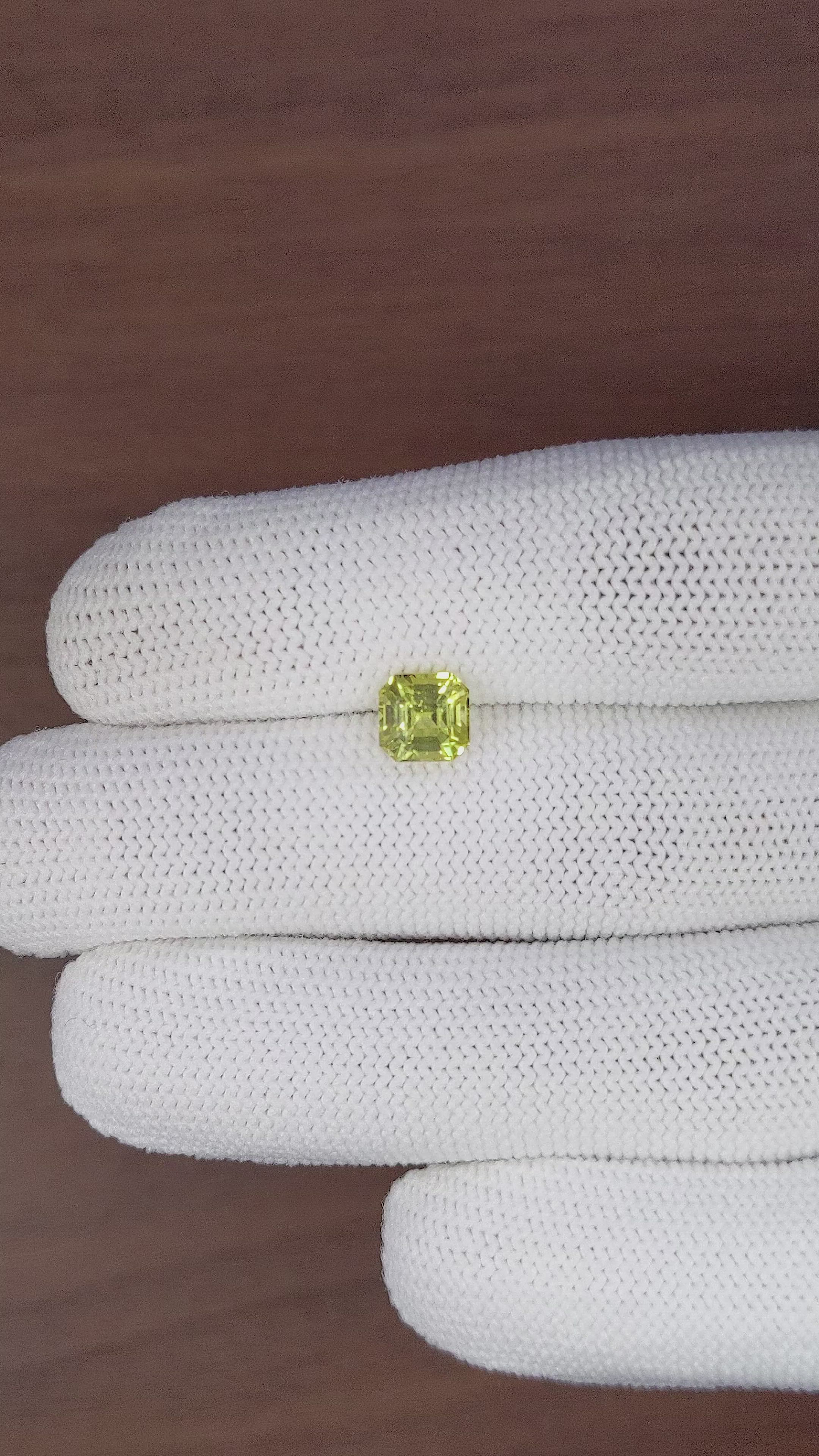 1.70 Ct. Chrysoberyl from Tanzania Size Video
