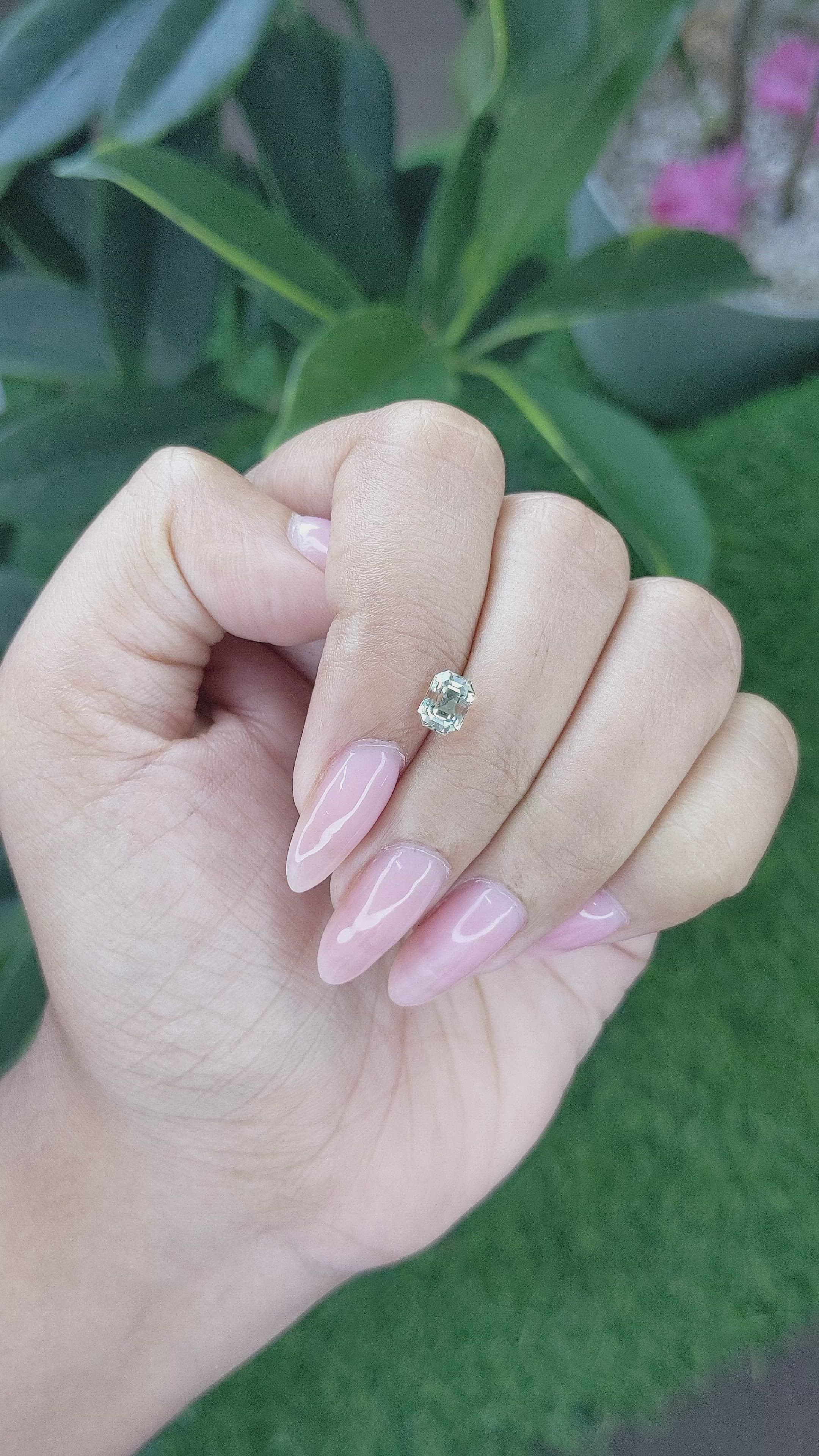 1.08 Ct. Chrysoberyl from Tanzania Size Video