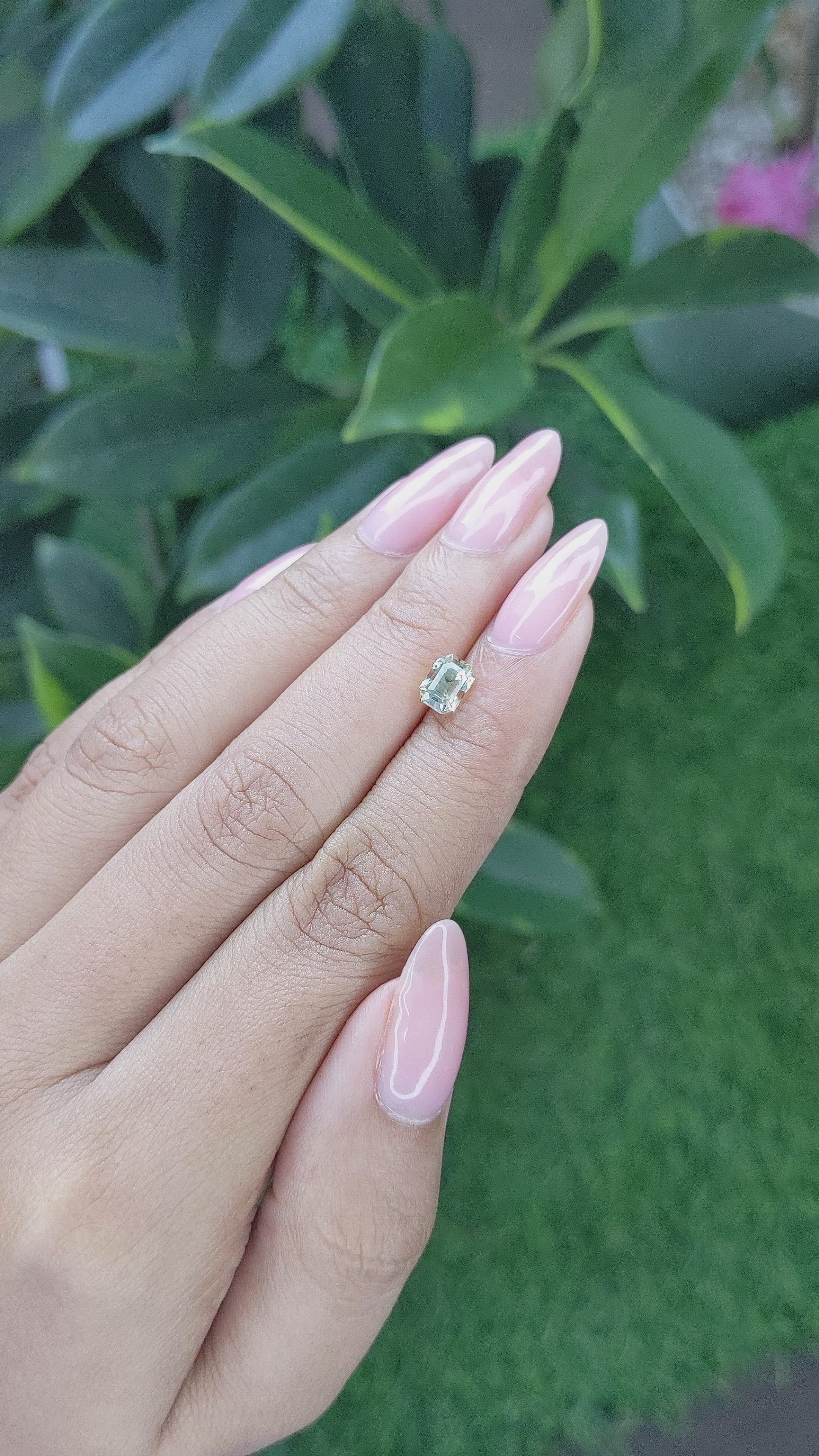 1.08 Ct. Chrysoberyl from Tanzania Size Video