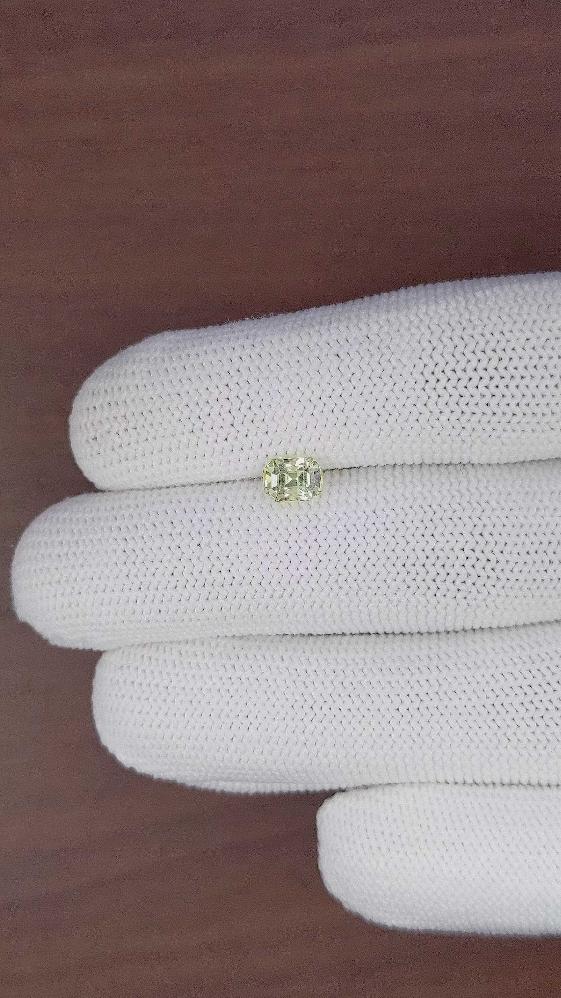 1.08 Ct. Chrysoberyl from Tanzania Size Video