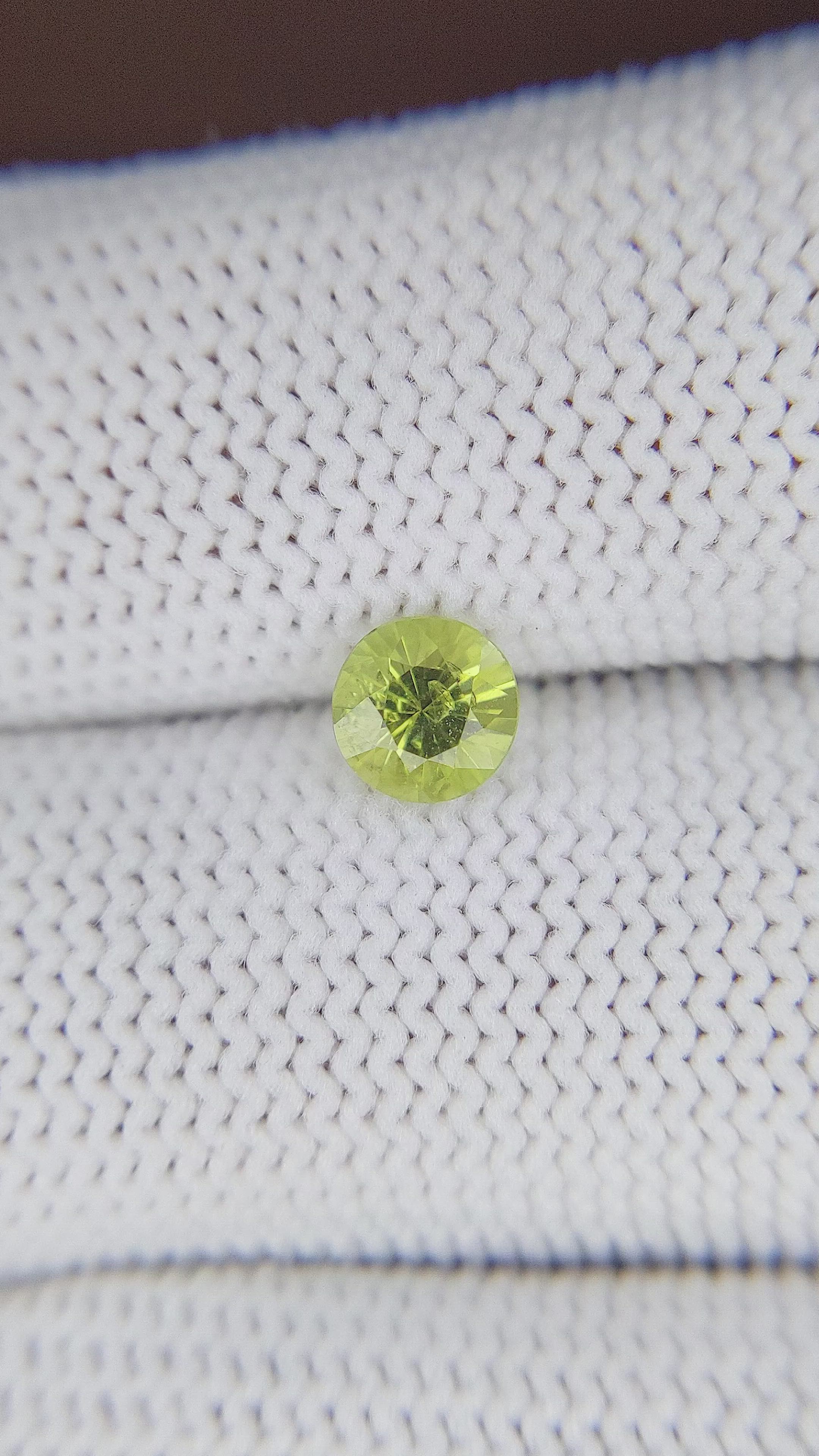 0.83 Ct. Chrysoberyl from Tanzania Size Video