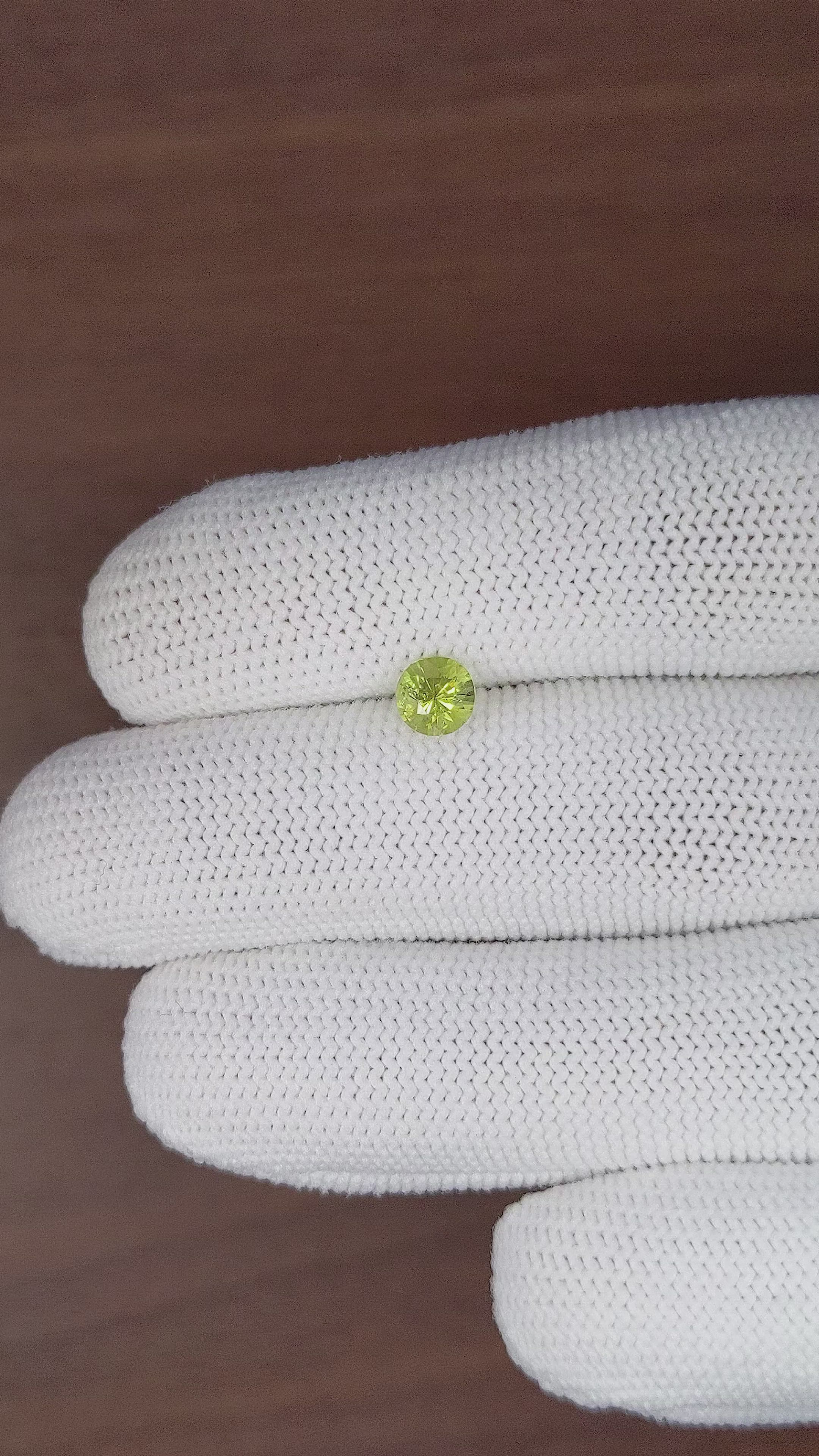 0.83 Ct. Chrysoberyl from Tanzania Size Video