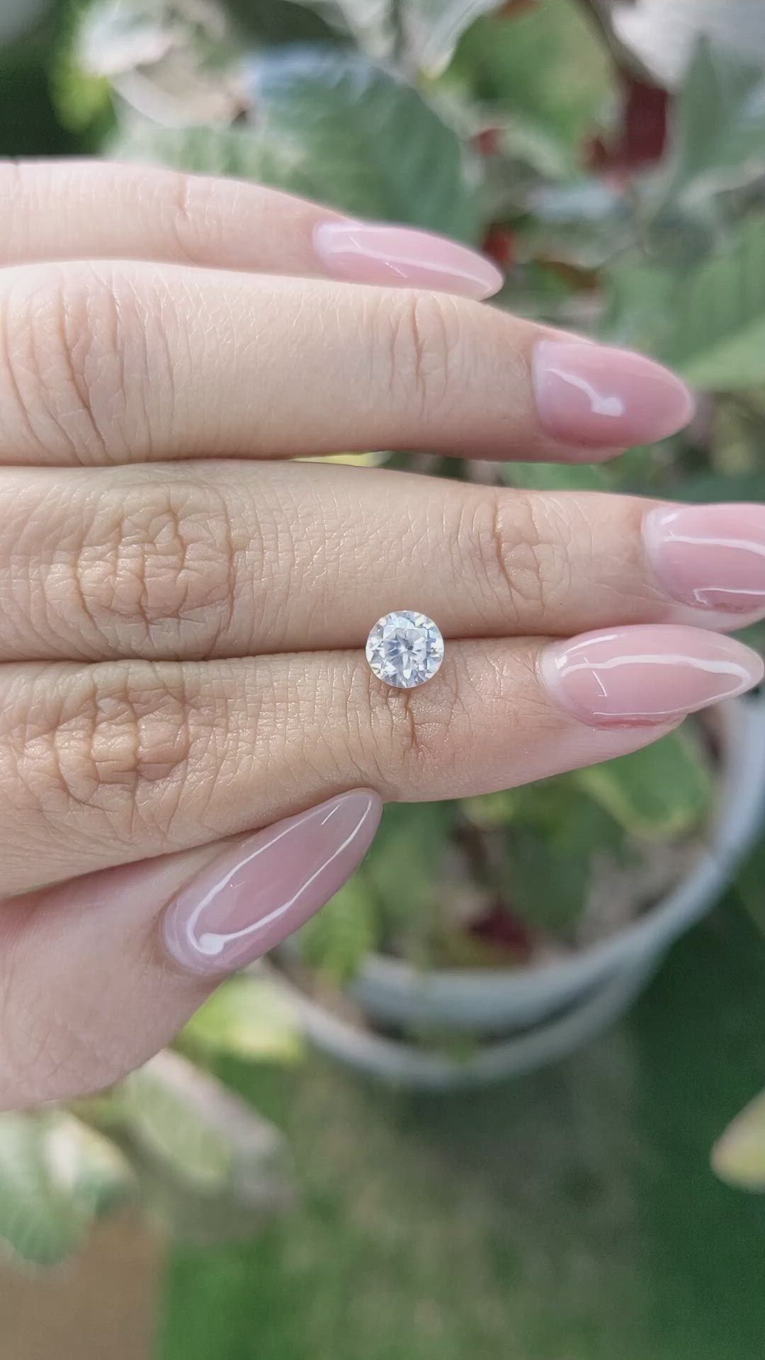 1.23 Ct. Zircon from Ceylon (Sri Lanka) Size Video