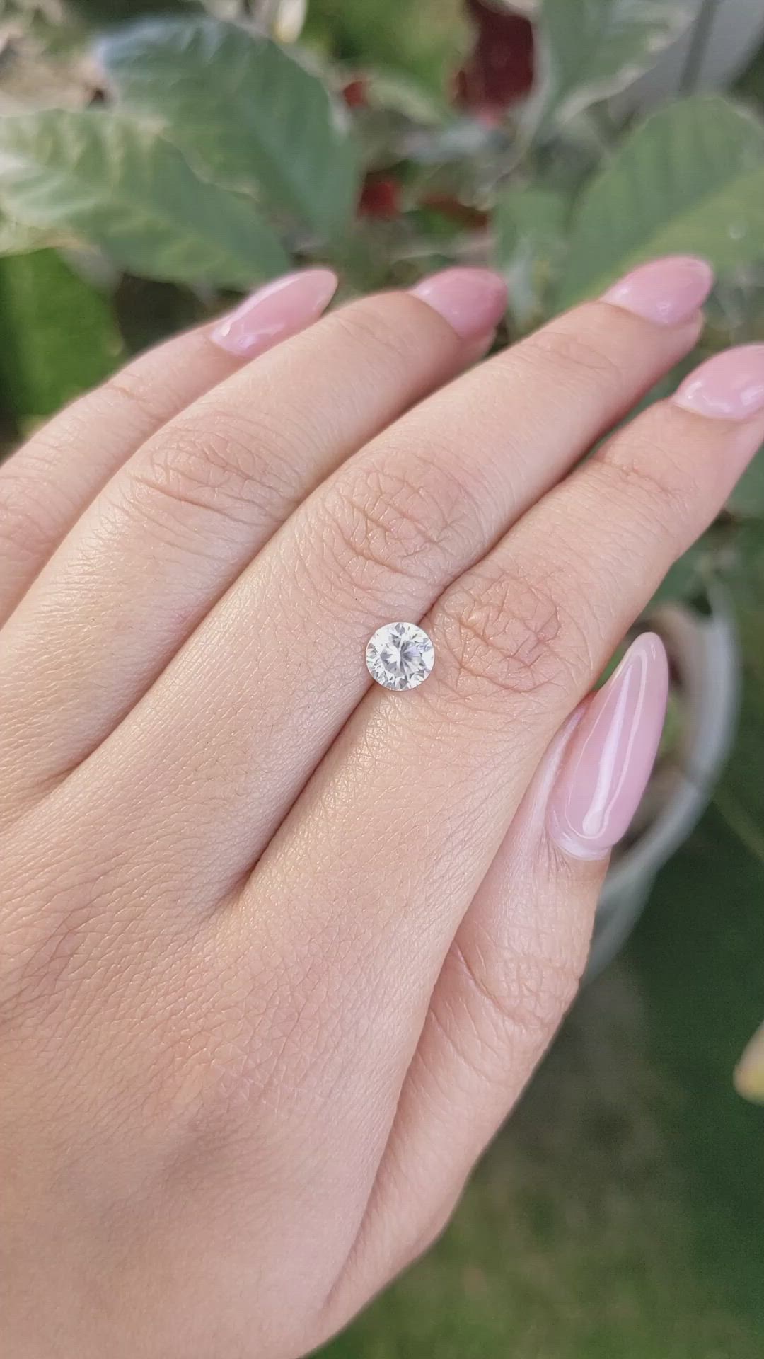 1.19 Ct. Zircon from Ceylon (Sri Lanka) Size Video