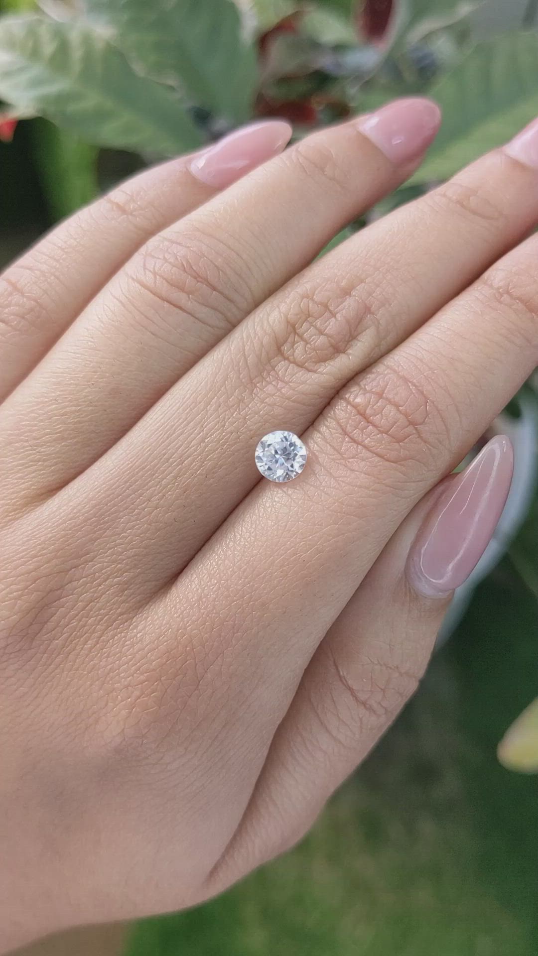 1.26 Ct. Zircon from Ceylon (Sri Lanka) Size Video